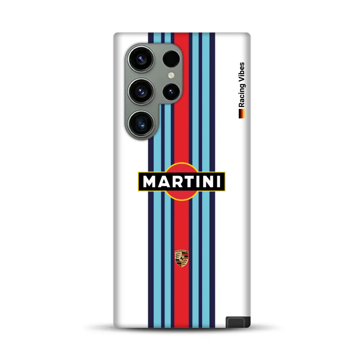 Martini Porsche Livery #1 - Individuelle Premium Hülle für Samsung