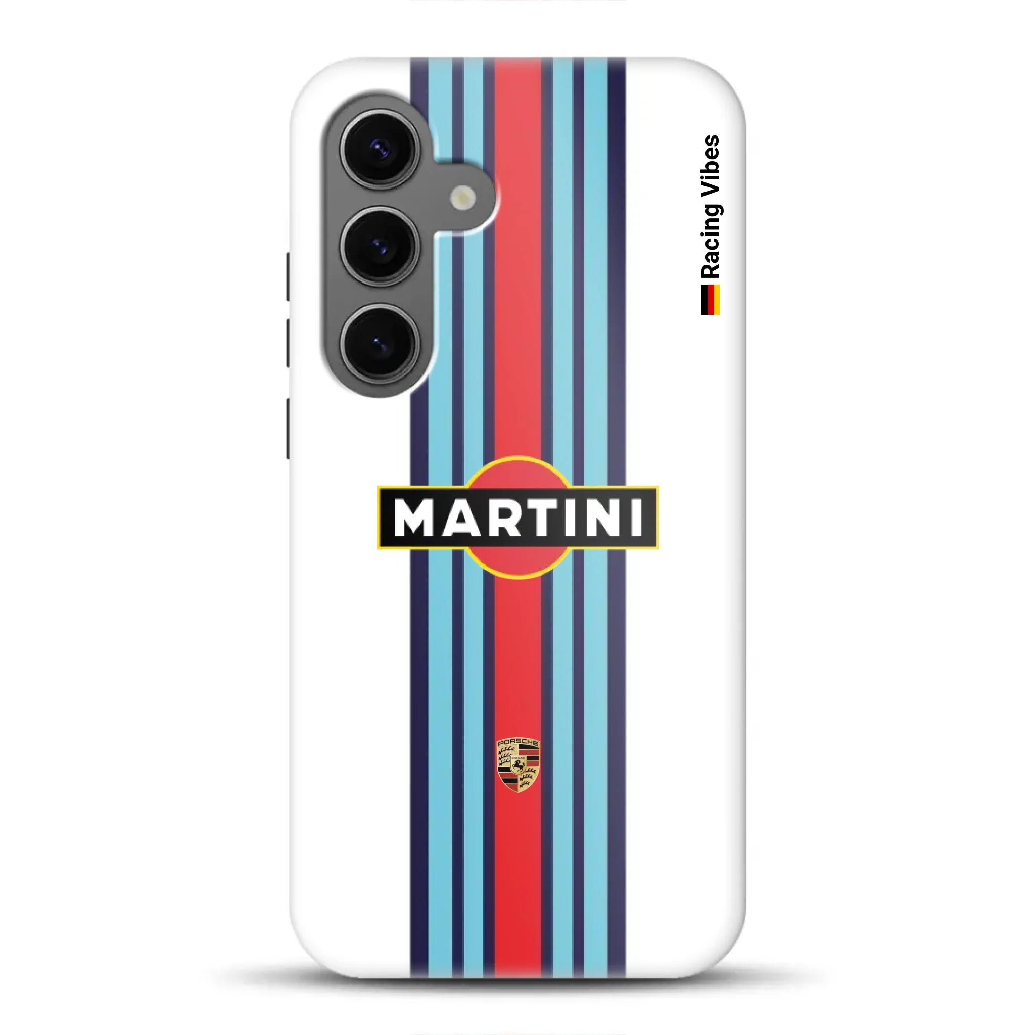 Martini Porsche Livery #1 - Individuelle Premium Hülle für Samsung