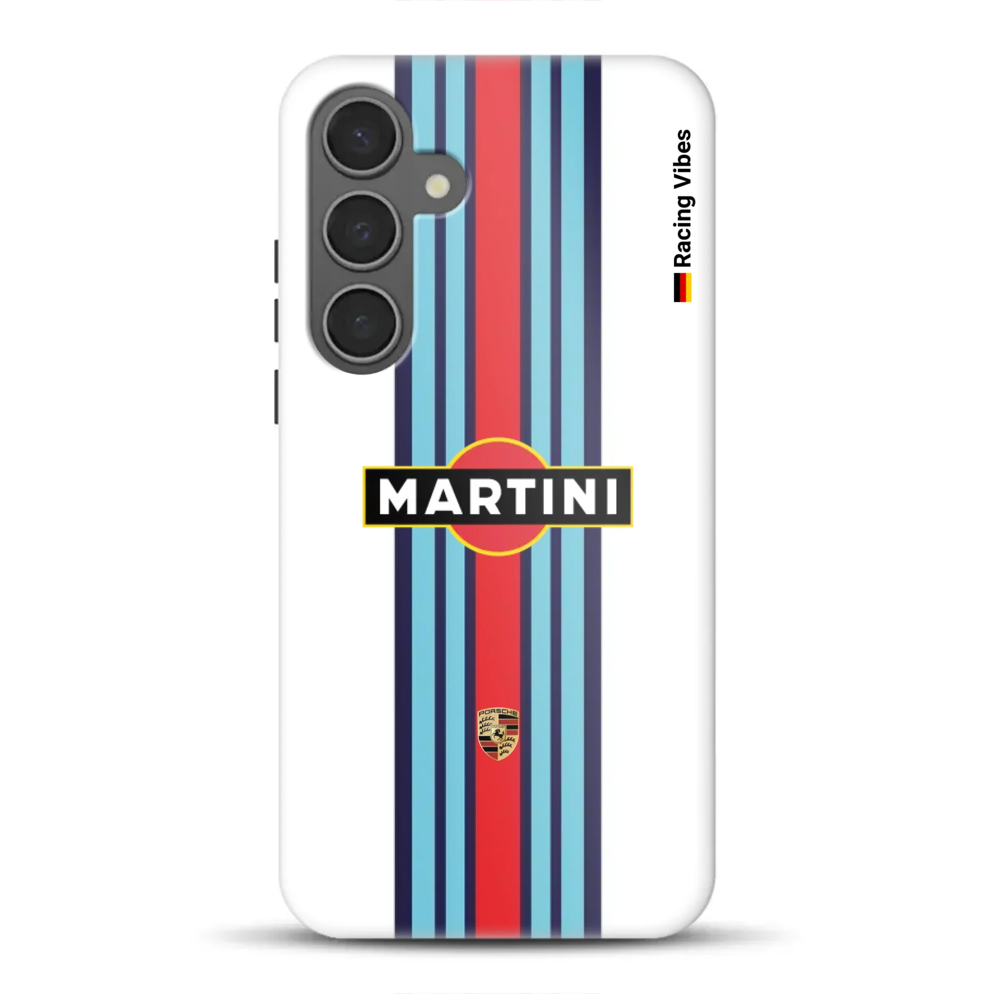 Martini Porsche Livery #1 - Individuelle Premium Hülle für Samsung