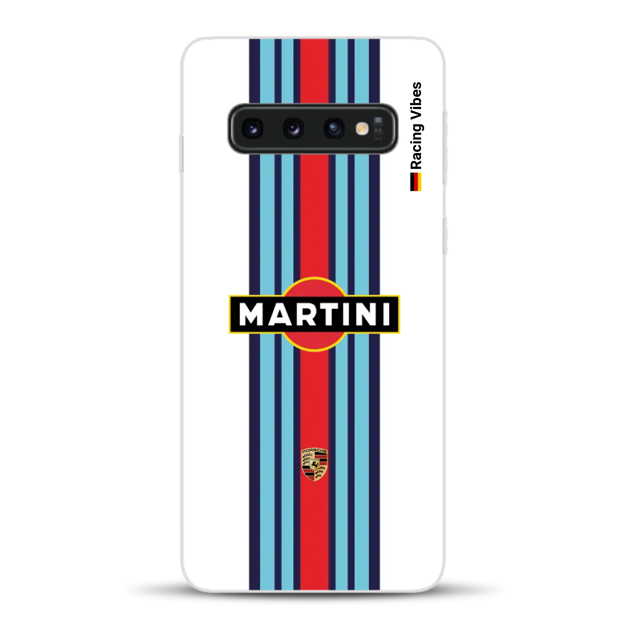 Martini Porsche Livery #1 - Custodia per cellulare personalizzata per Samsung