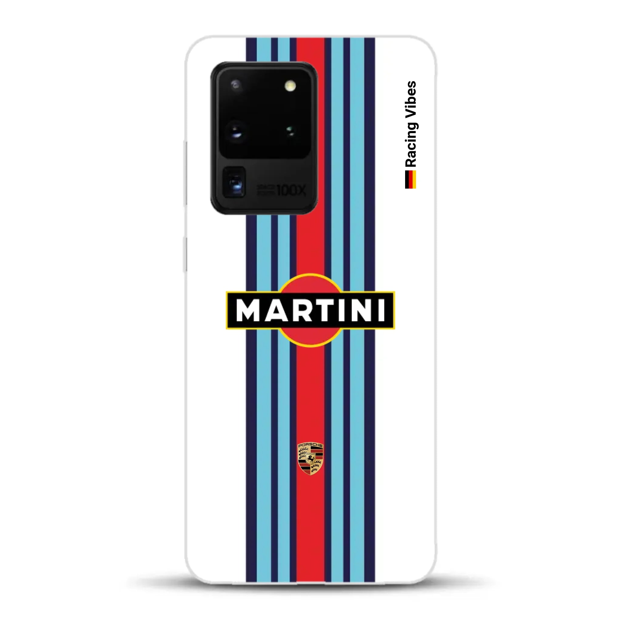 Martini Porsche Livery #1 - Custodia per cellulare personalizzata per Samsung