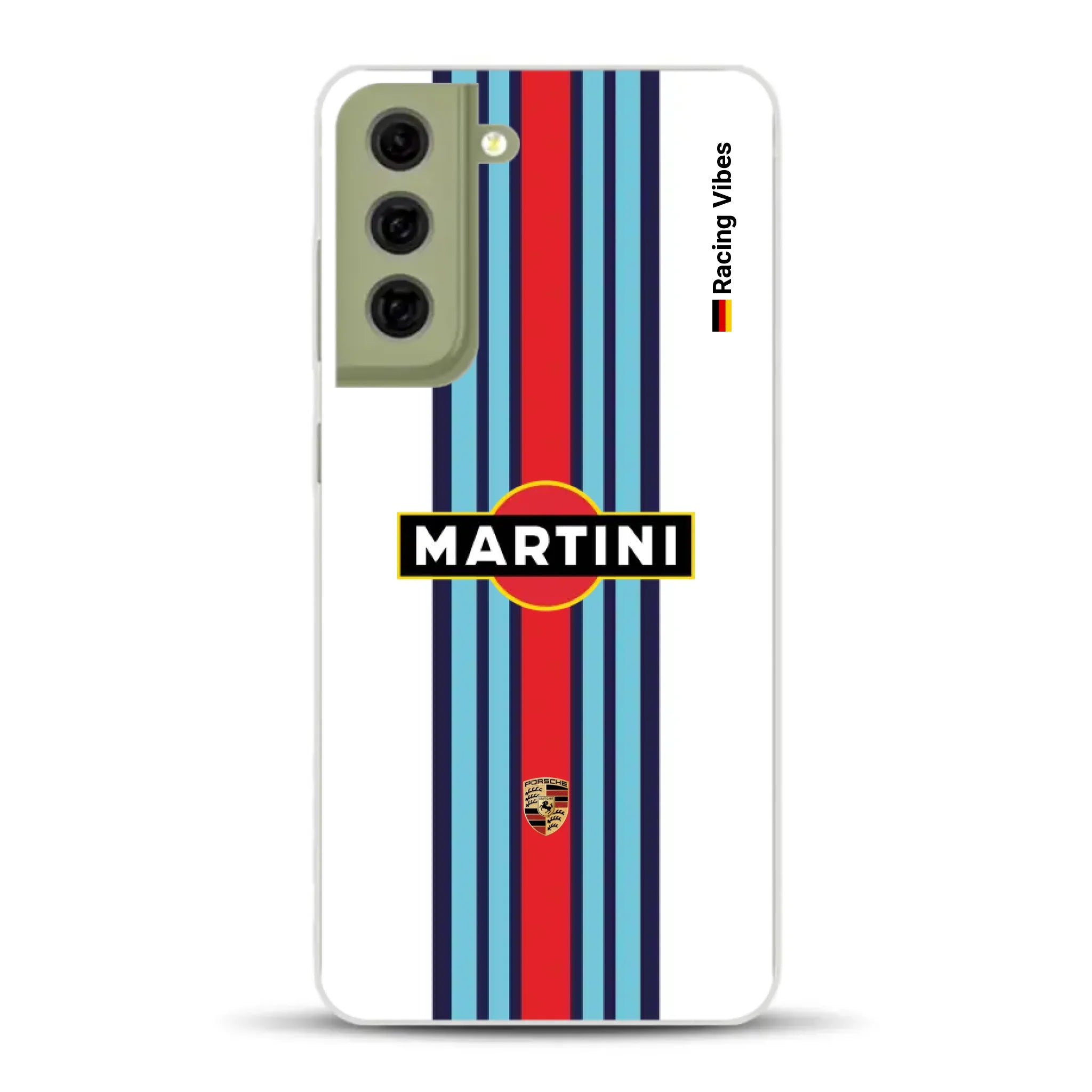 Martini Porsche Livery #1 - Custodia per cellulare personalizzata per Samsung