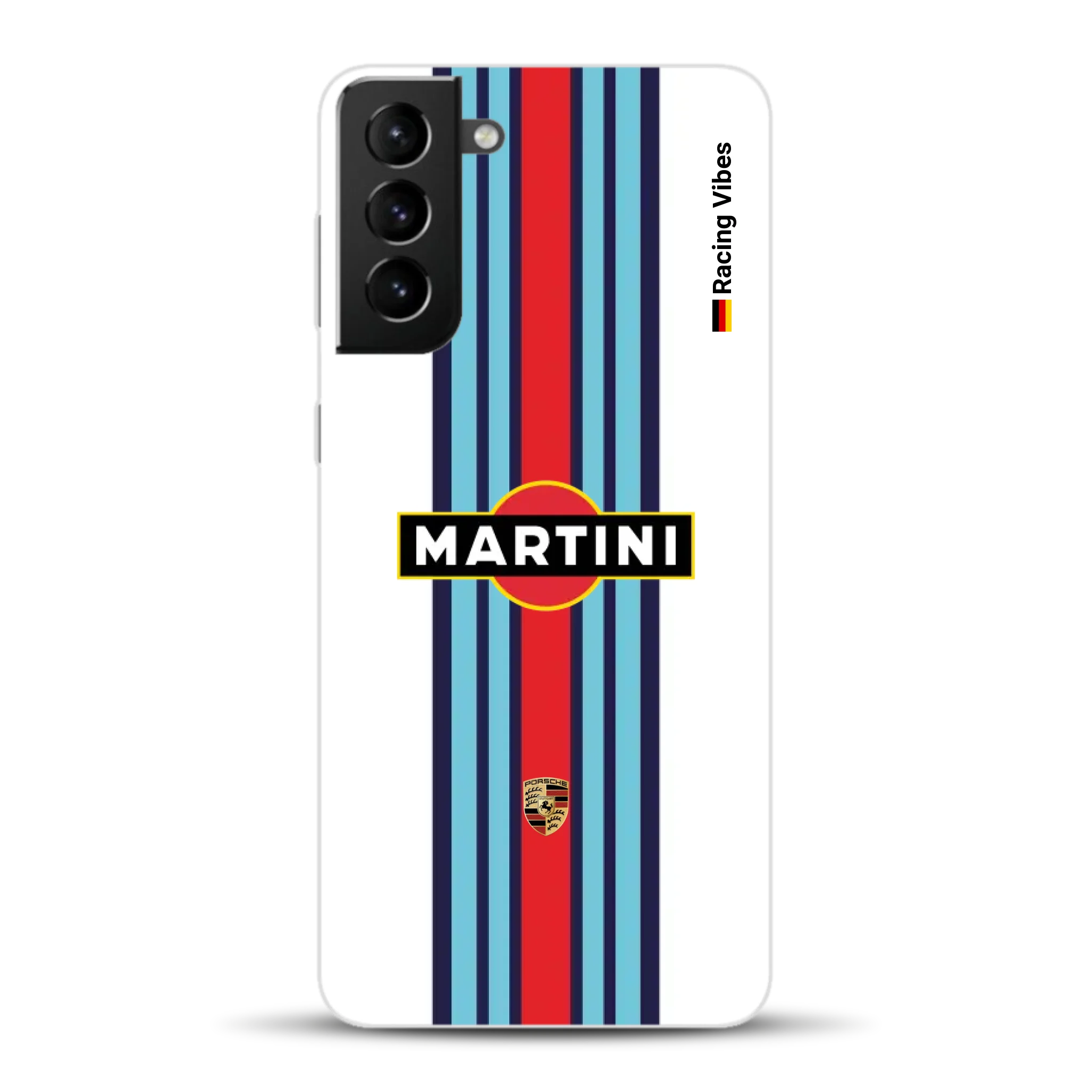 Martini Porsche Livery #1 - Custodia per cellulare personalizzata per Samsung