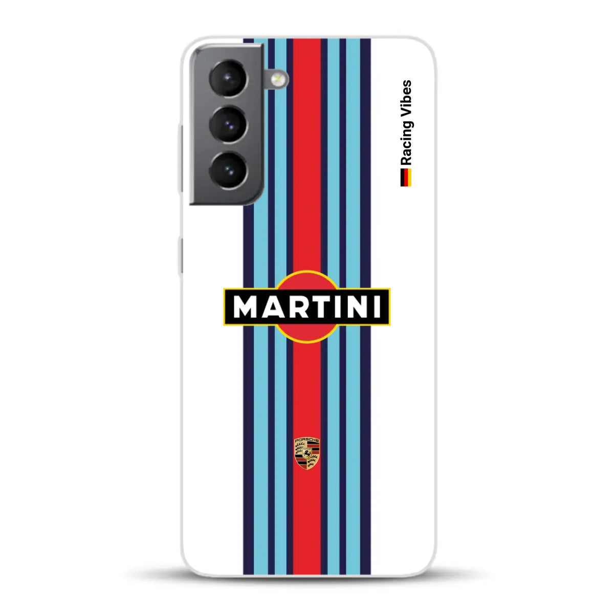 Martini Porsche Livery #1 - Custodia per cellulare personalizzata per Samsung