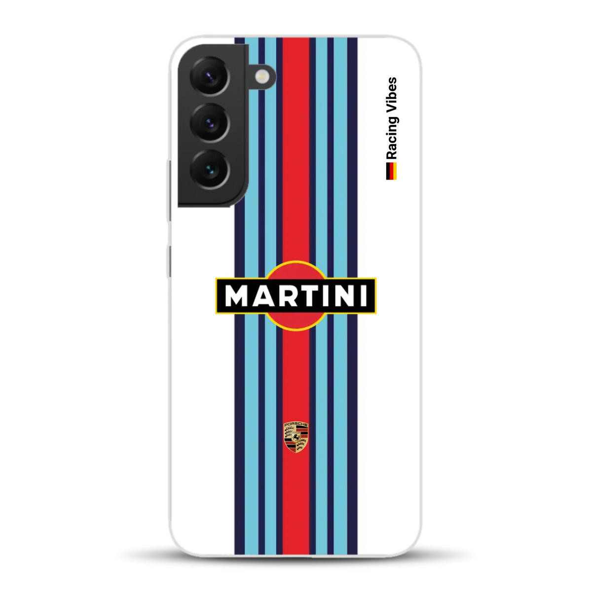 Martini Porsche Livery #1 - Custodia per cellulare personalizzata per Samsung