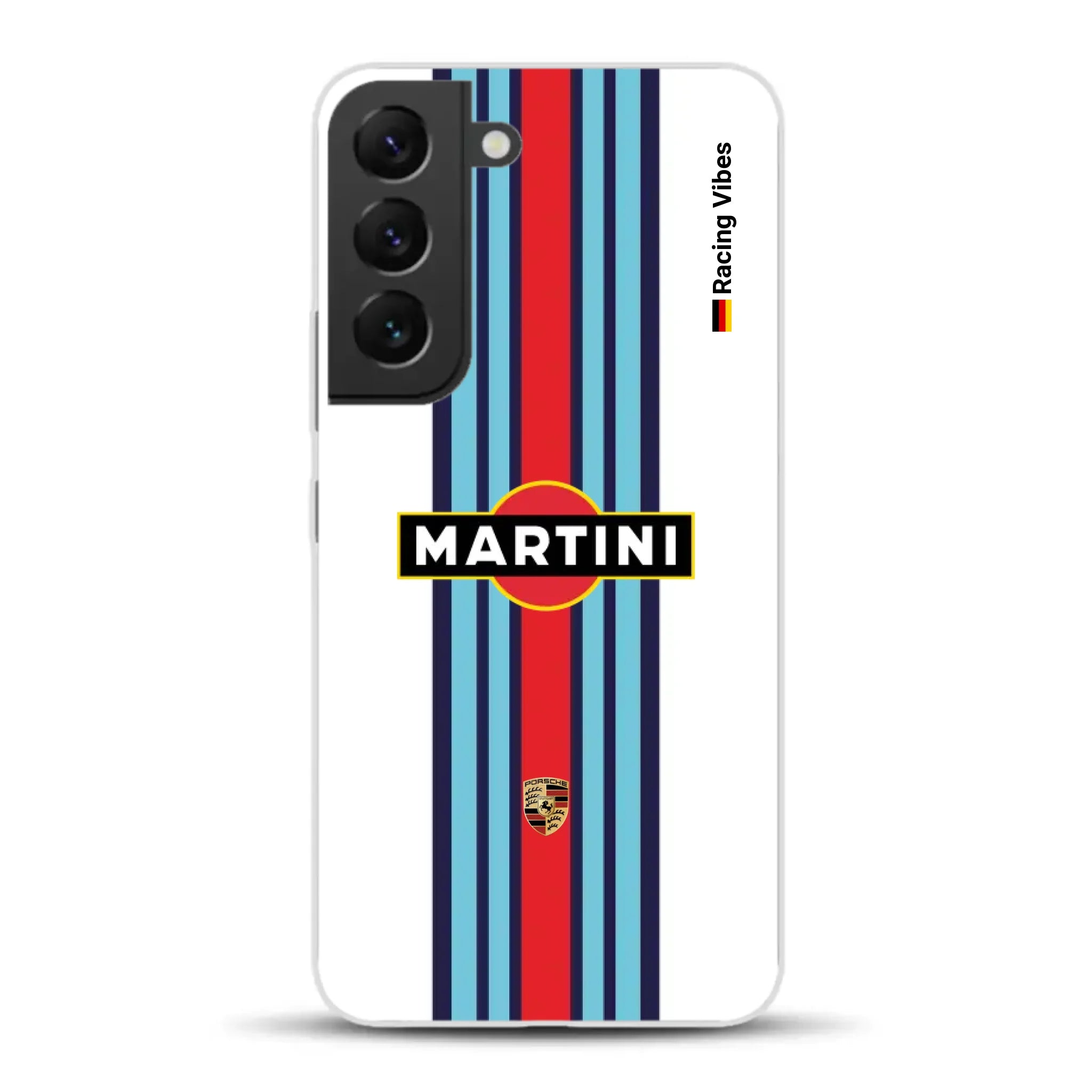 Martini Porsche Livery #1 - Custodia per cellulare personalizzata per Samsung