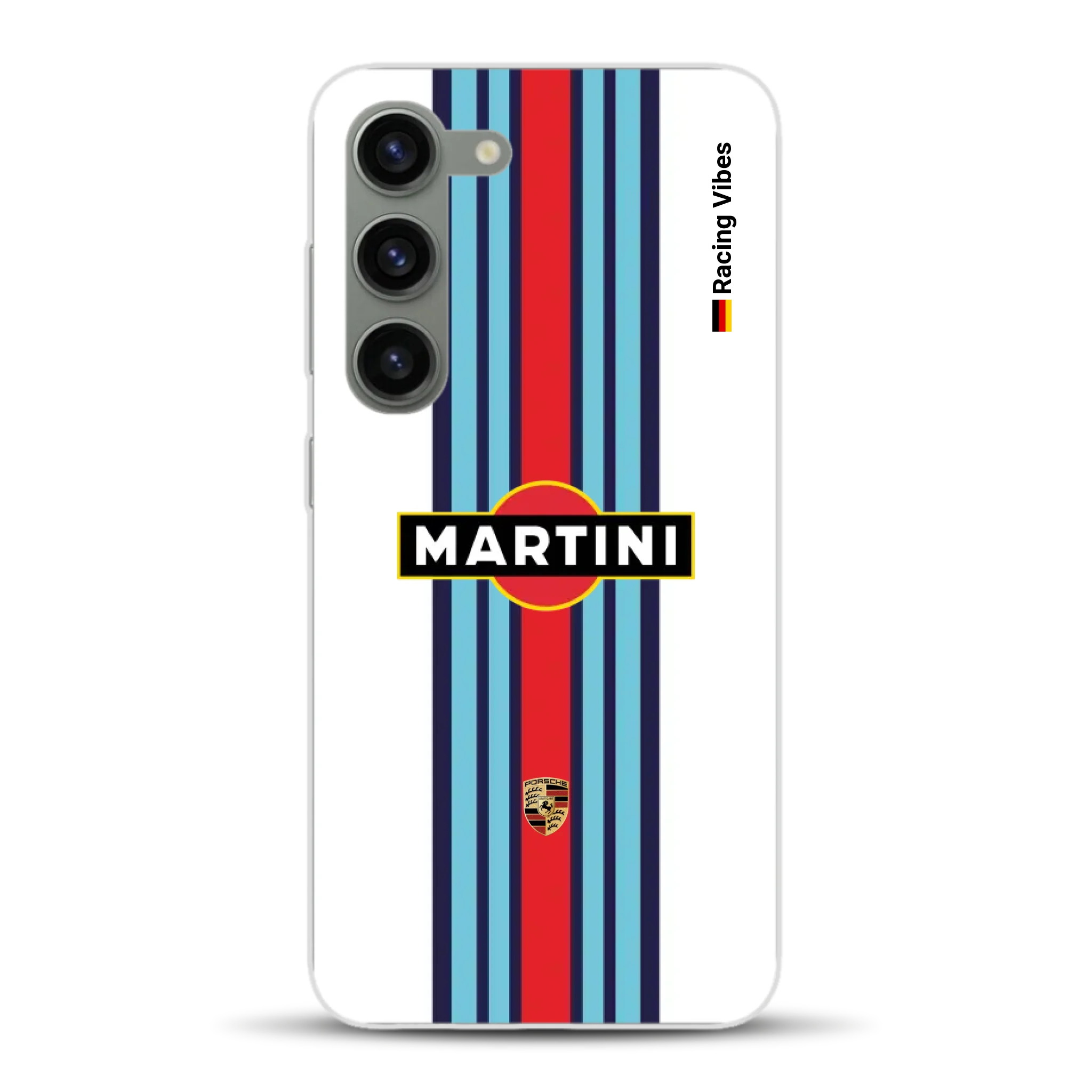 Martini Porsche Livery #1 - Custodia per cellulare personalizzata per Samsung