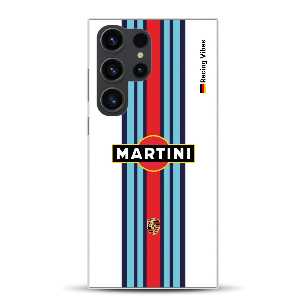 Martini Porsche Livery #1 - Custodia per cellulare personalizzata per Samsung