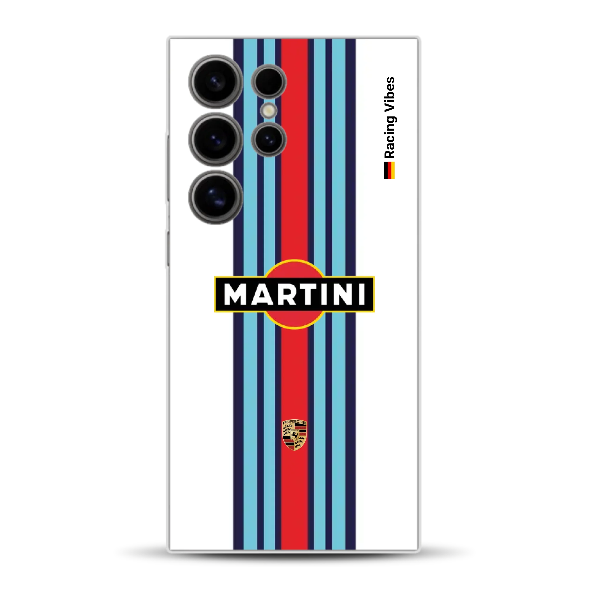 Martini Porsche Livery #1 - Custodia per cellulare personalizzata per Samsung