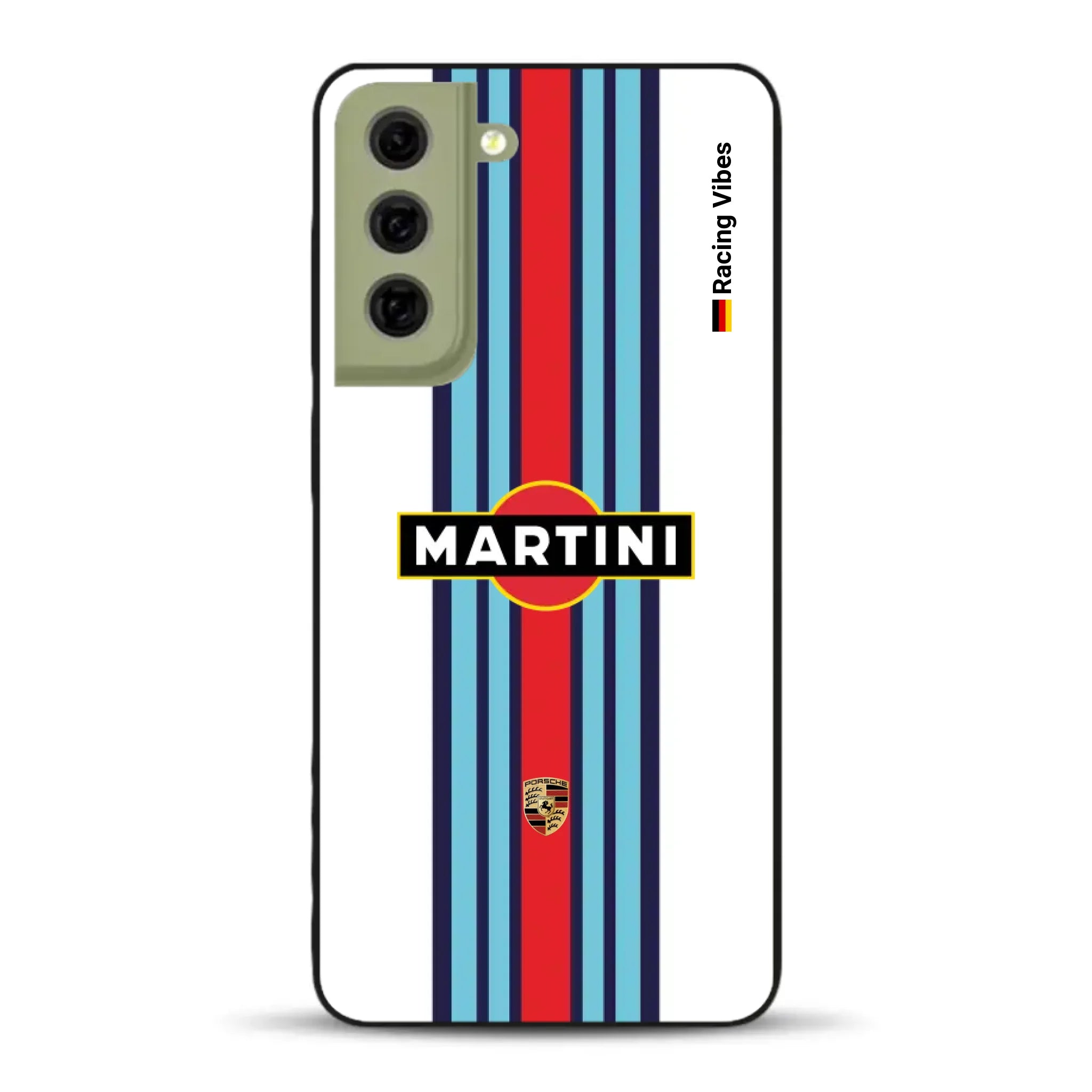 Martini Porsche Livery #1 - Custodia per cellulare personalizzata per Samsung