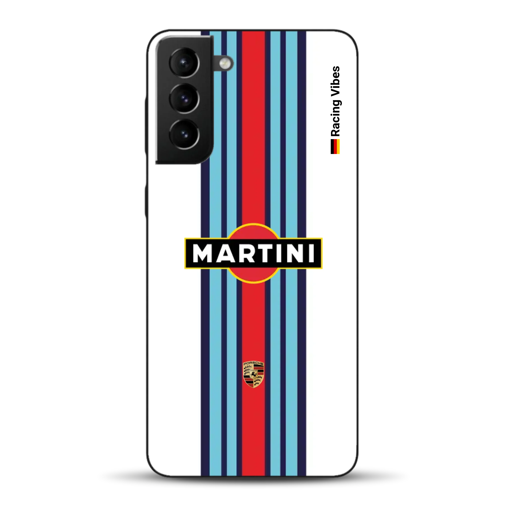 Martini Porsche Livery #1 - Custodia per cellulare personalizzata per Samsung