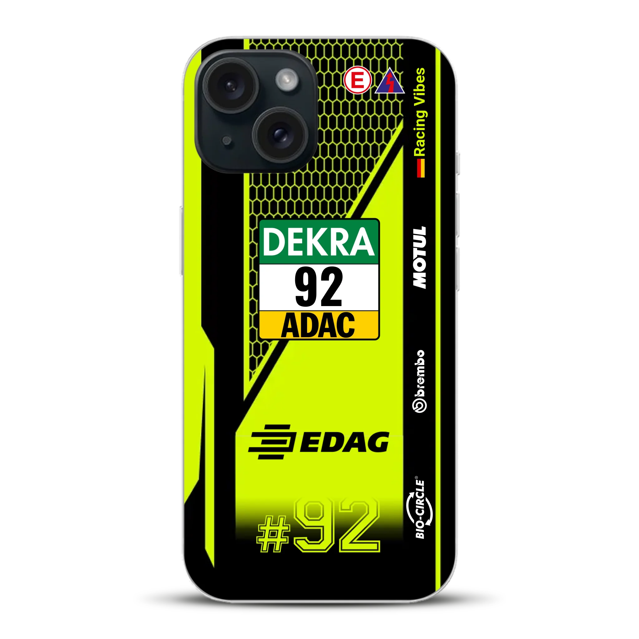 Huracán GT3 EVO2 #92 DTM Champion 2024 Livery - Individuelle Handyhülle für iPhone