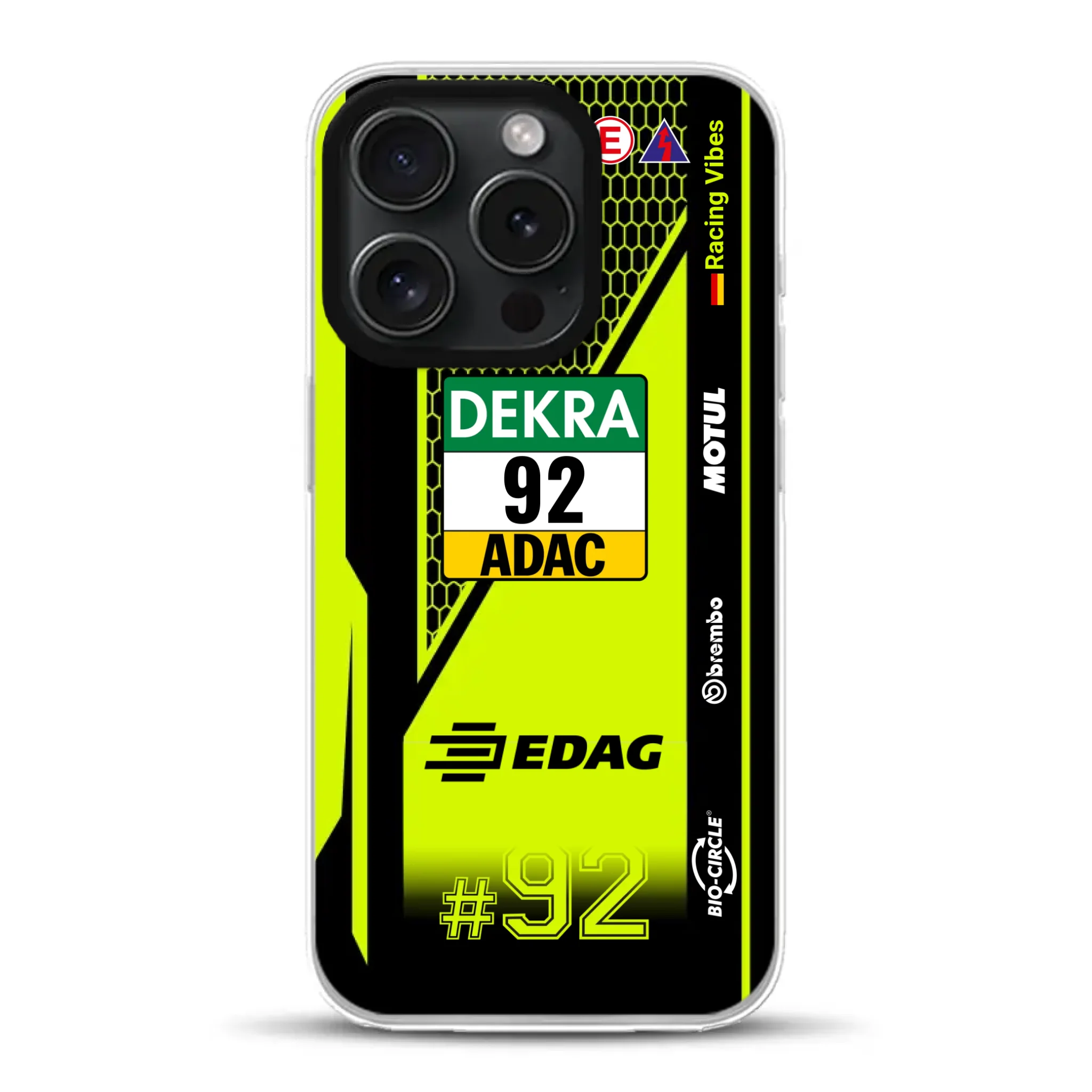 Huracán GT3 EVO2 #92 DTM Champion 2024 Livery - Individuelle Handyhülle für iPhone