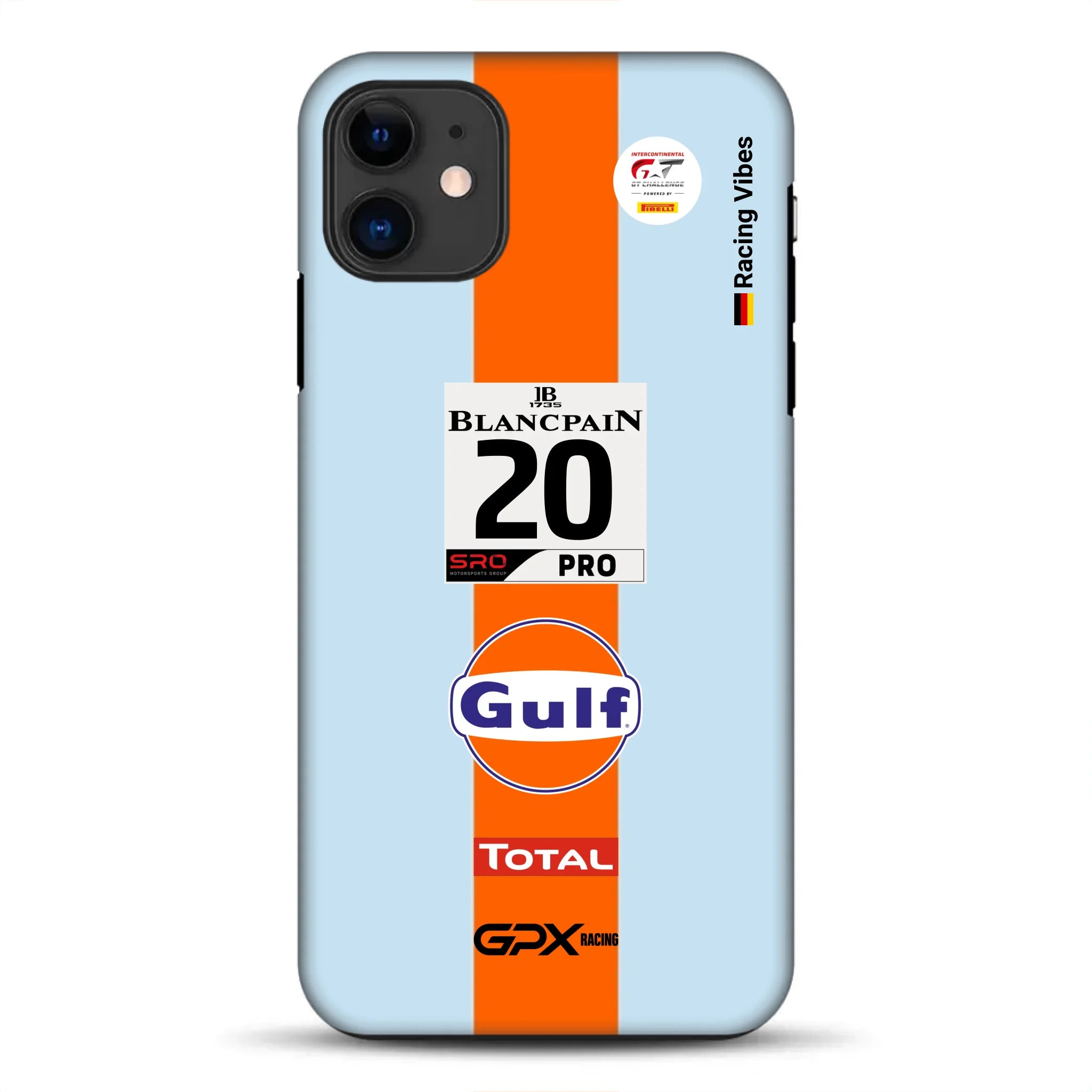 Gulf Porsche GT Livery – Custom Premium Case for iPhone