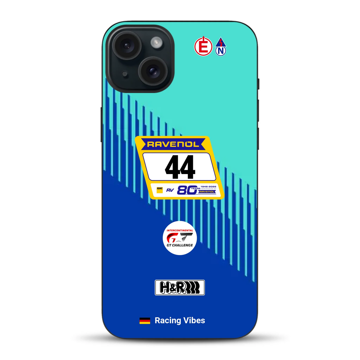 Porsche 911 GT3 R #44 24h Nürburgring Livery - Individuelle Handyhülle für iPhone