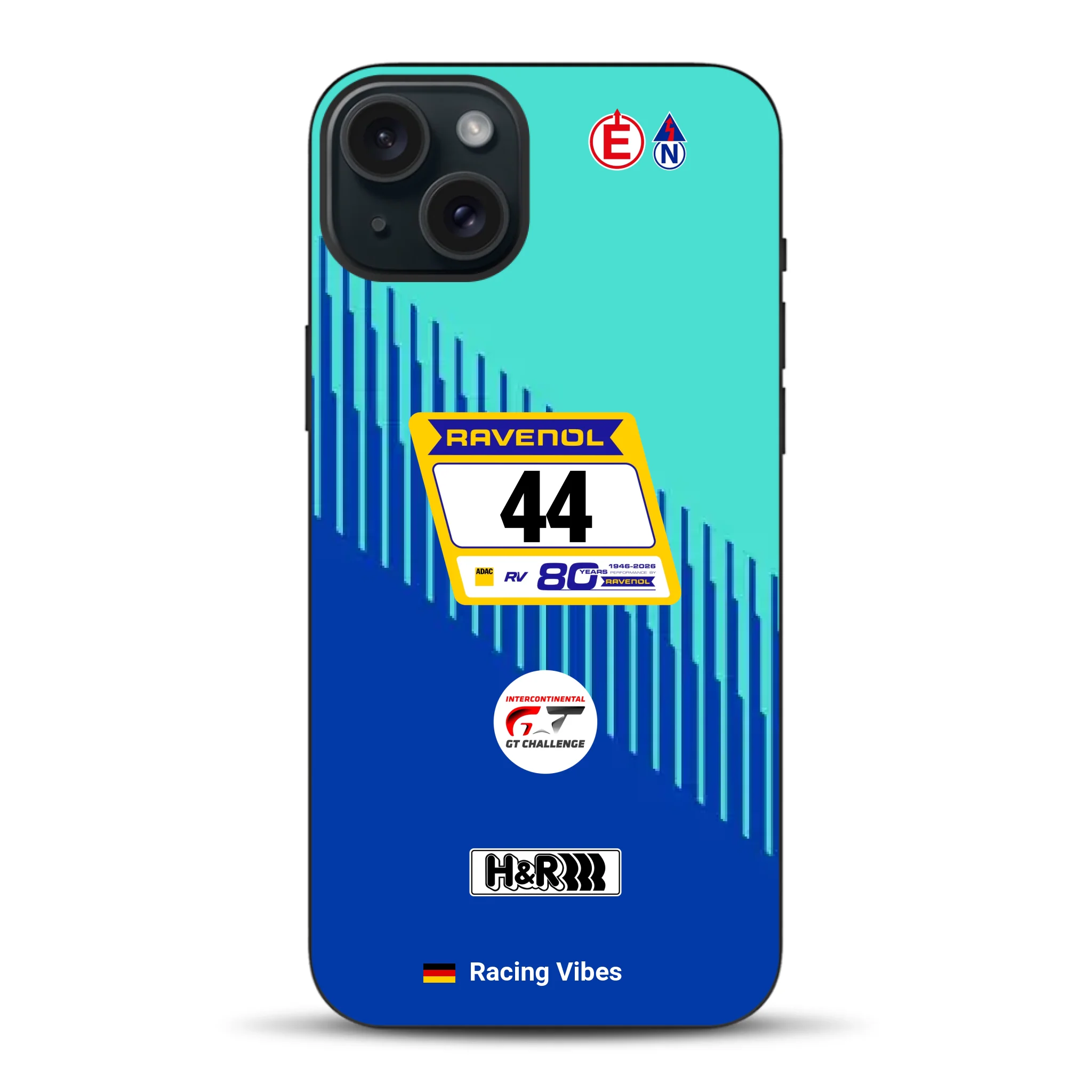 Porsche 911 GT3 R #44 24h Nürburgring Livery - Custodia per cellulare personalizzata per iPhone