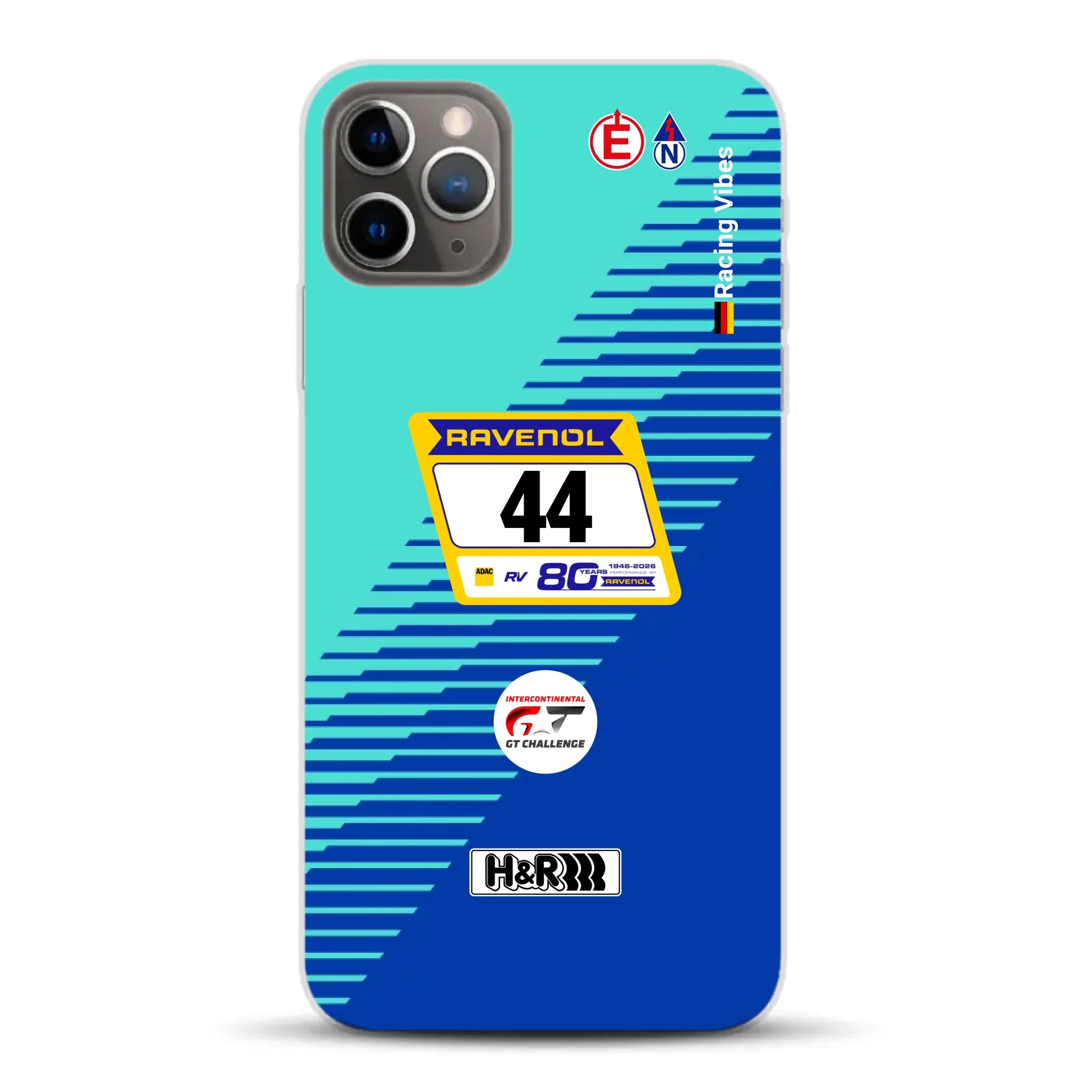 Porsche 911 GT3 R #44 24h Nürburgring Livery - Custodia per cellulare personalizzata per iPhone