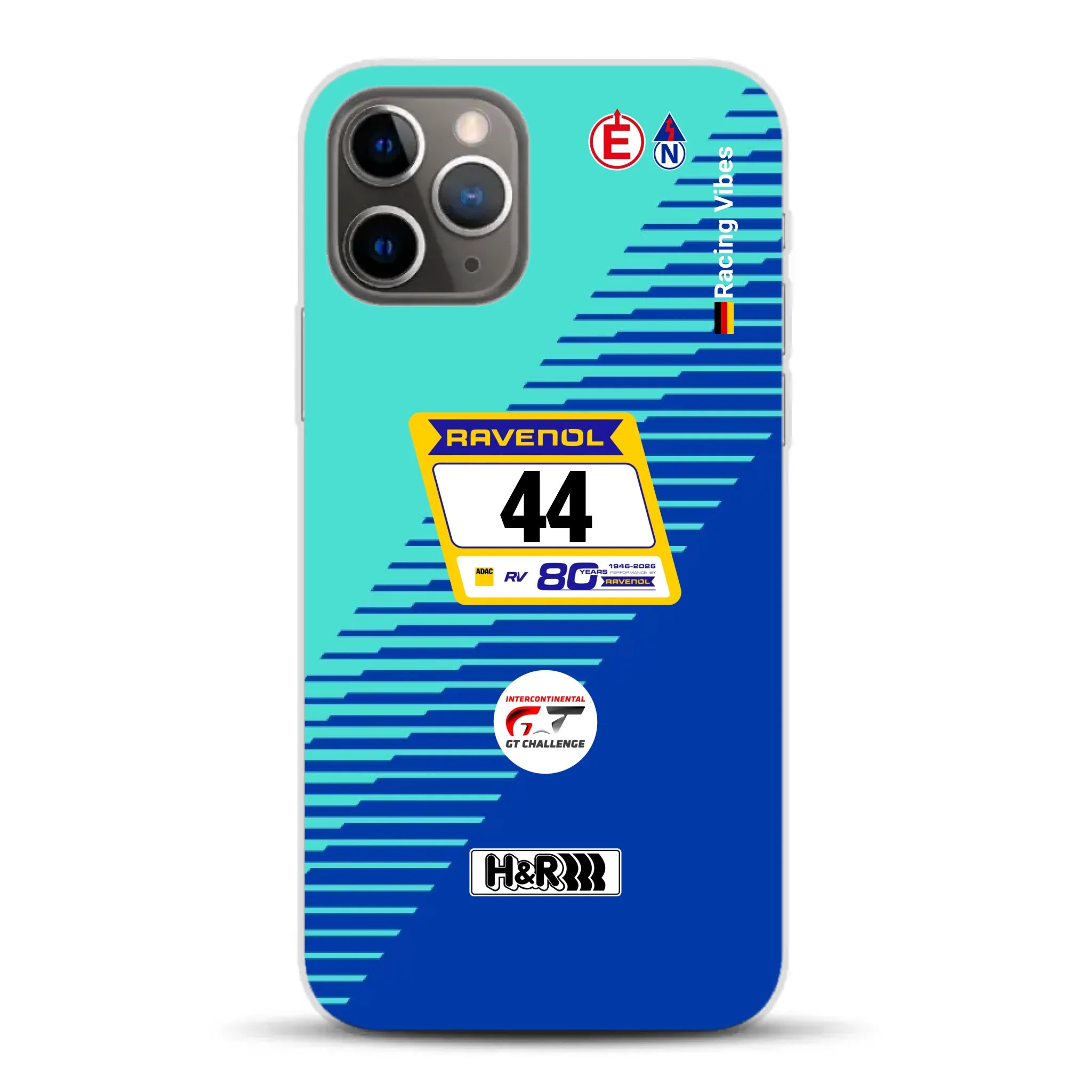 Porsche 911 GT3 R #44 24h Nürburgring Livery - Custodia per cellulare personalizzata per iPhone