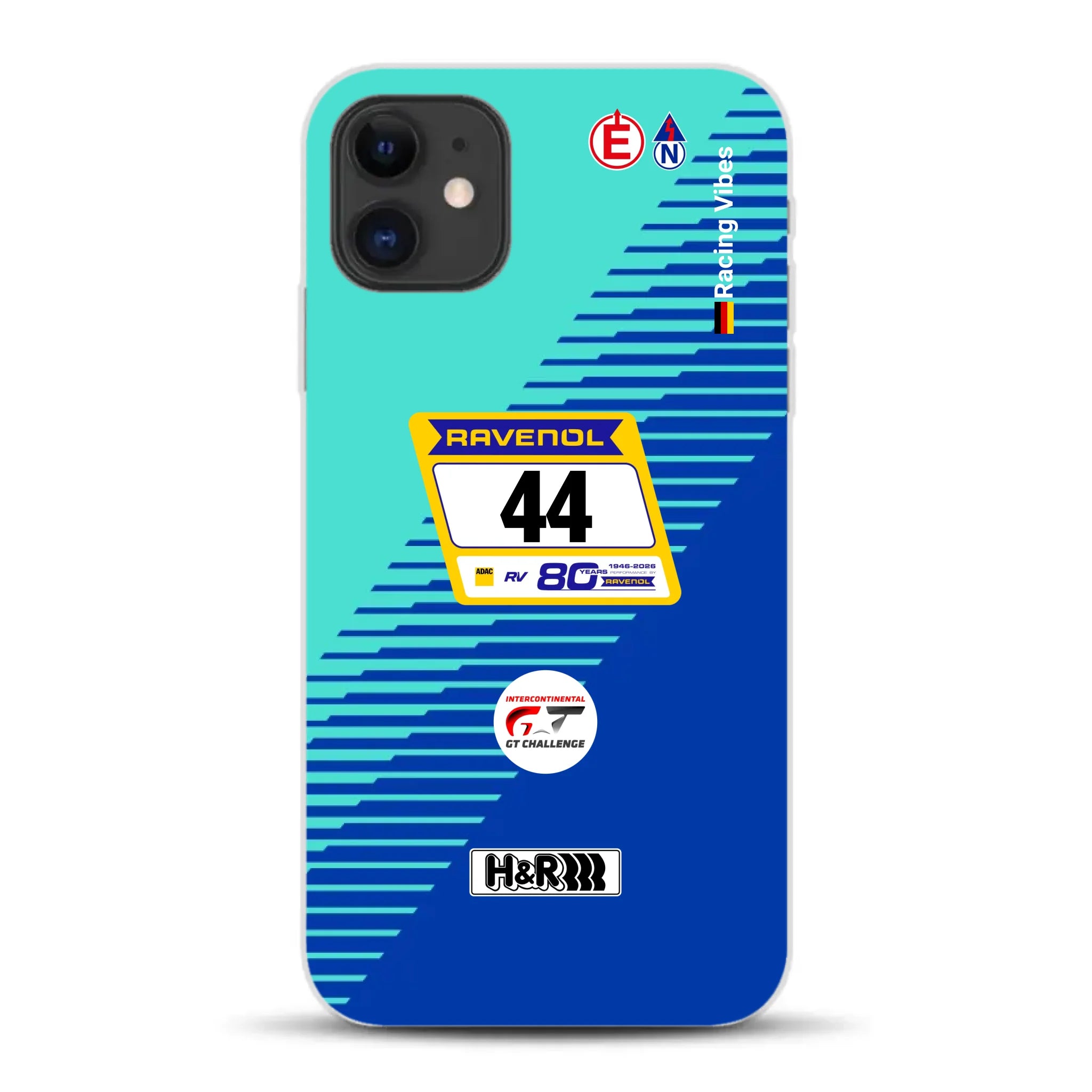 Porsche 911 GT3 R #44 24h Nürburgring Livery - Custodia per cellulare personalizzata per iPhone