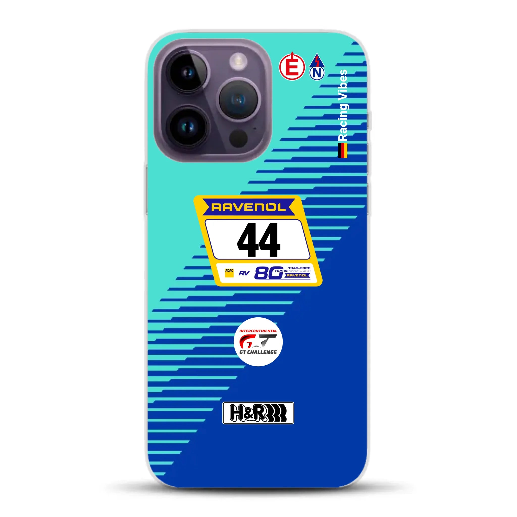 Porsche 911 GT3 R #44 24h Nürburgring Livery - Individuelle Handyhülle für iPhone
