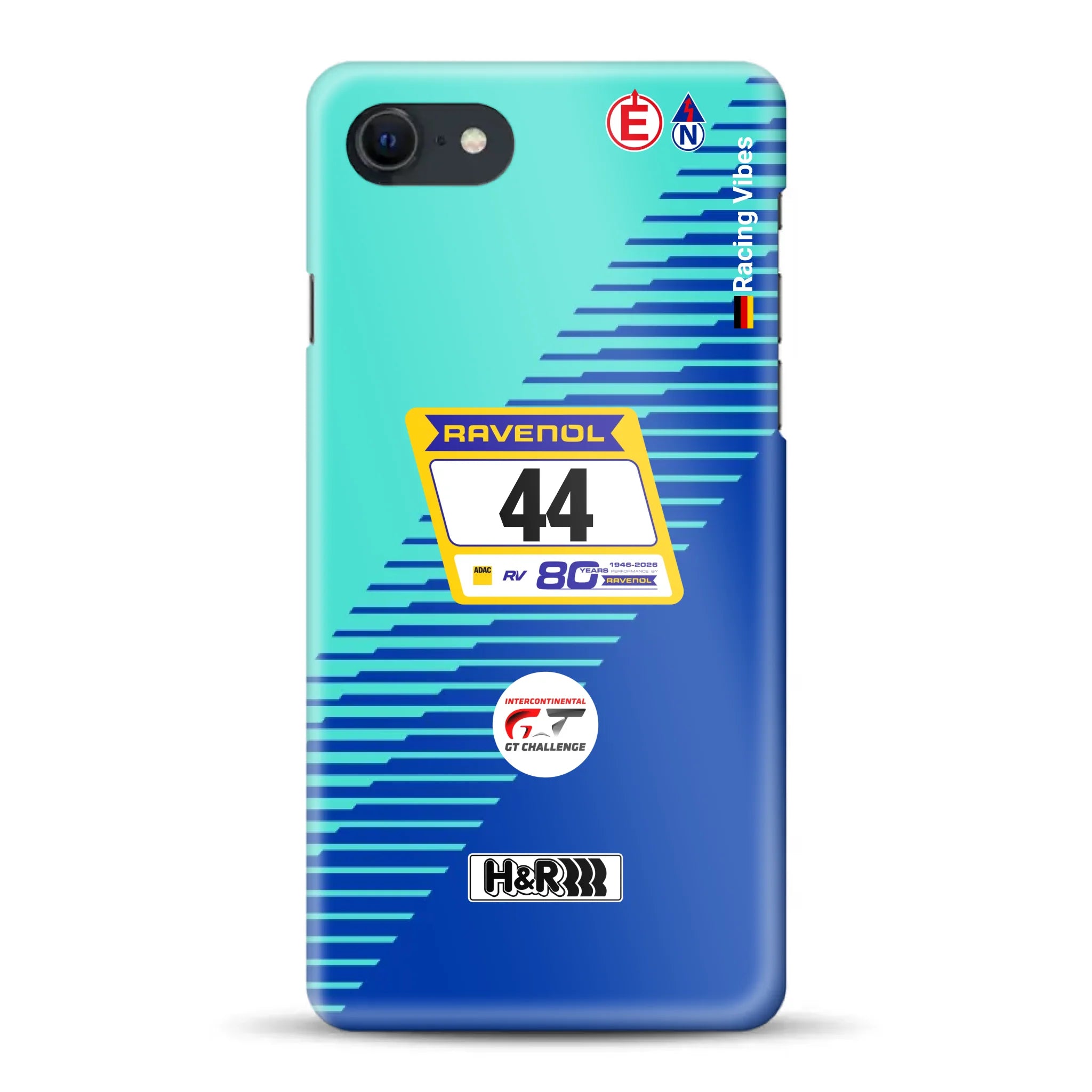 Porsche 911 GT3 R #44 24h Nürburgring Livery - Individuelle Hardcase Hülle für iPhone