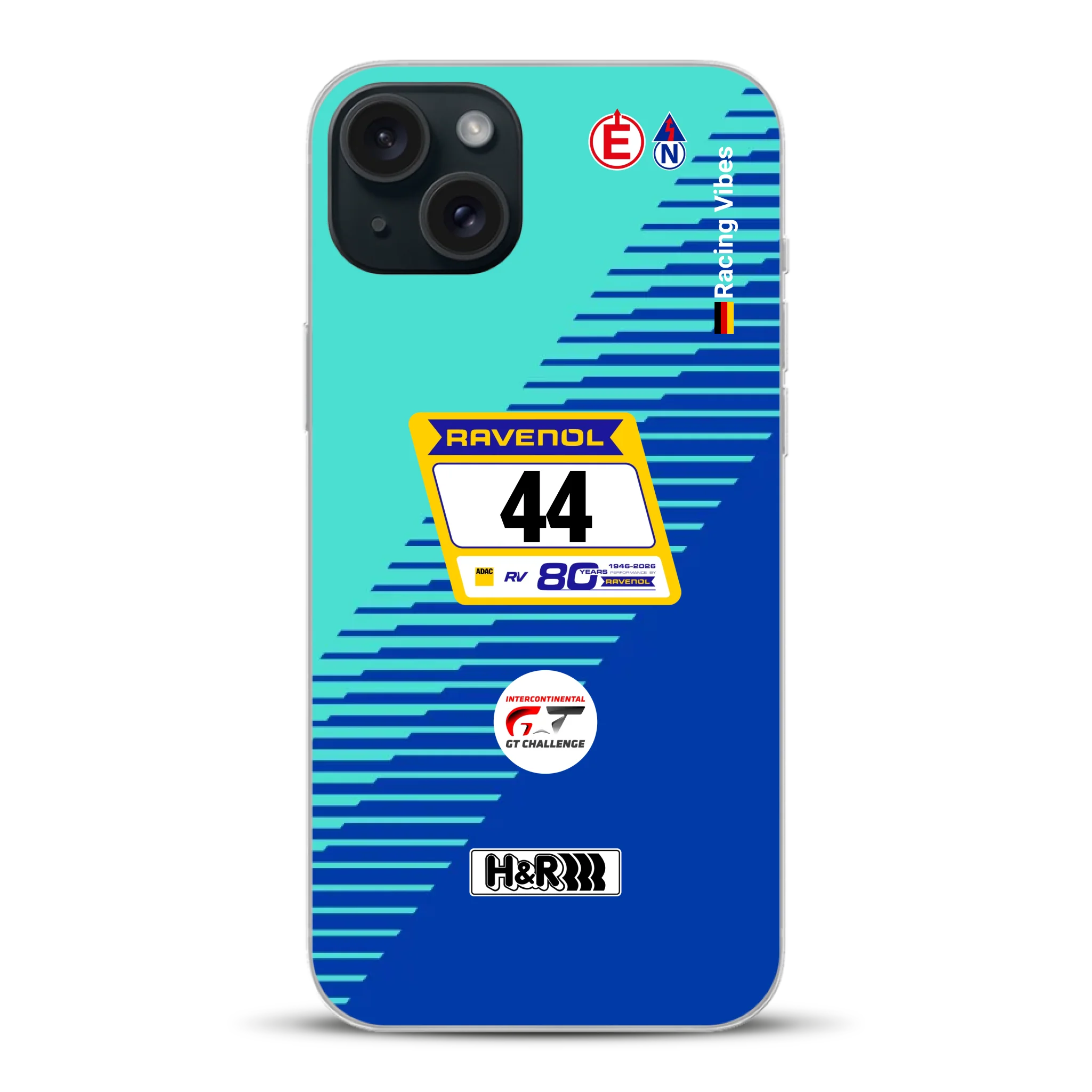 Porsche 911 GT3 R #44 24h Nürburgring Livery - Individuelle Handyhülle für iPhone
