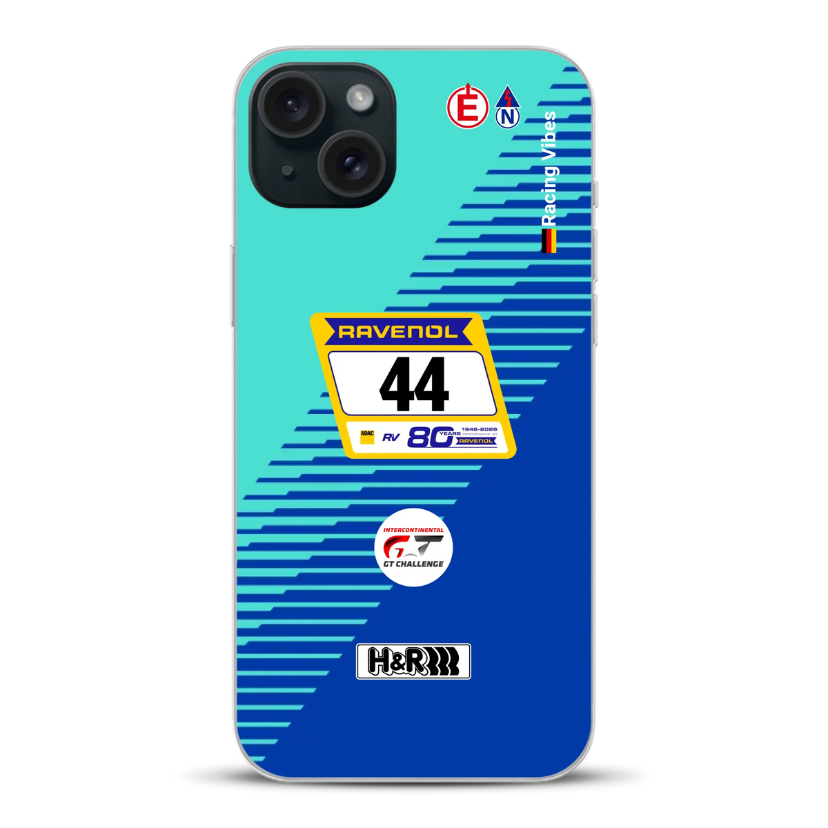 Porsche 911 GT3 R #44 24h Nürburgring Livery - Individuelle Handyhülle für iPhone