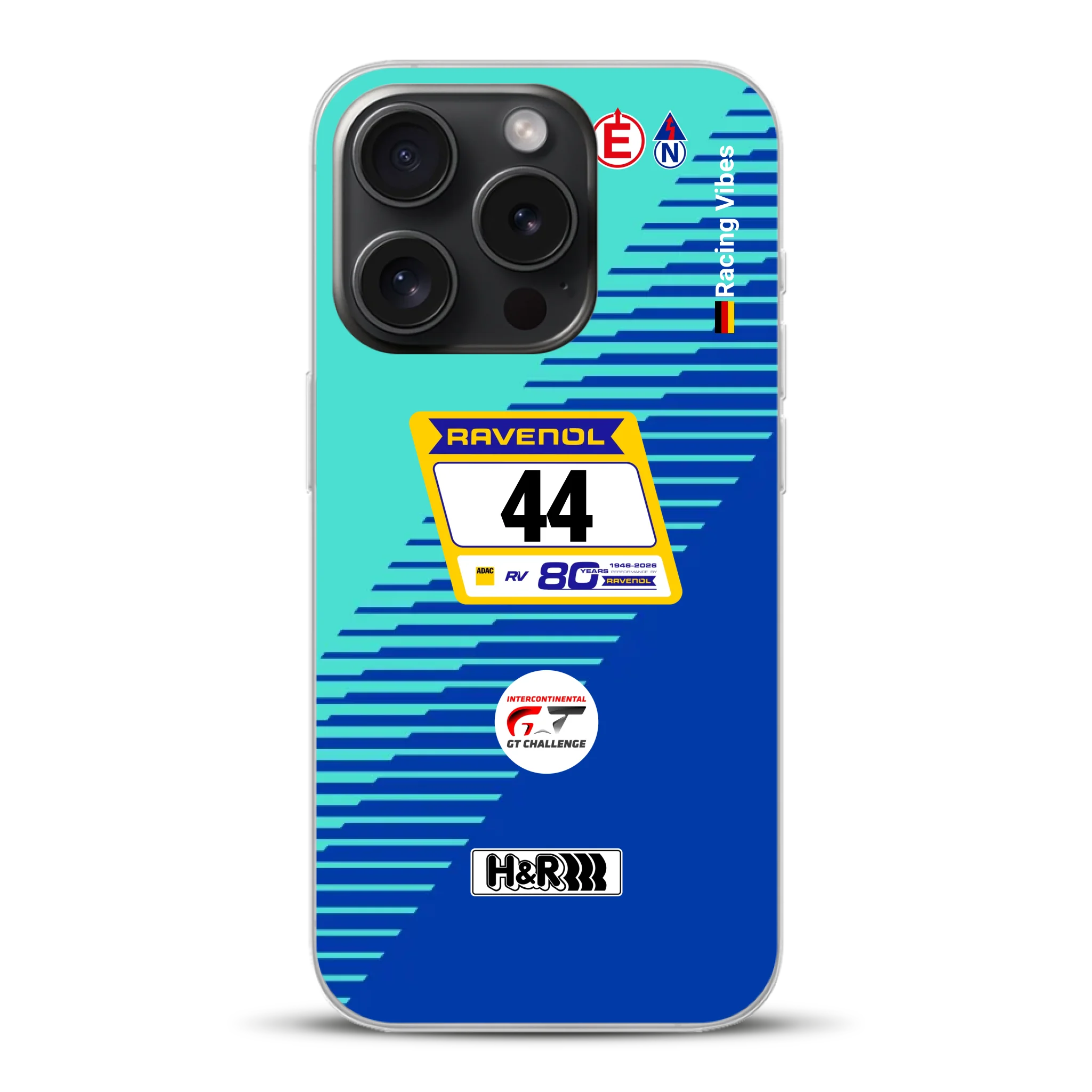 Porsche 911 GT3 R #44 24h Nürburgring Livery - Individuelle Handyhülle für iPhone