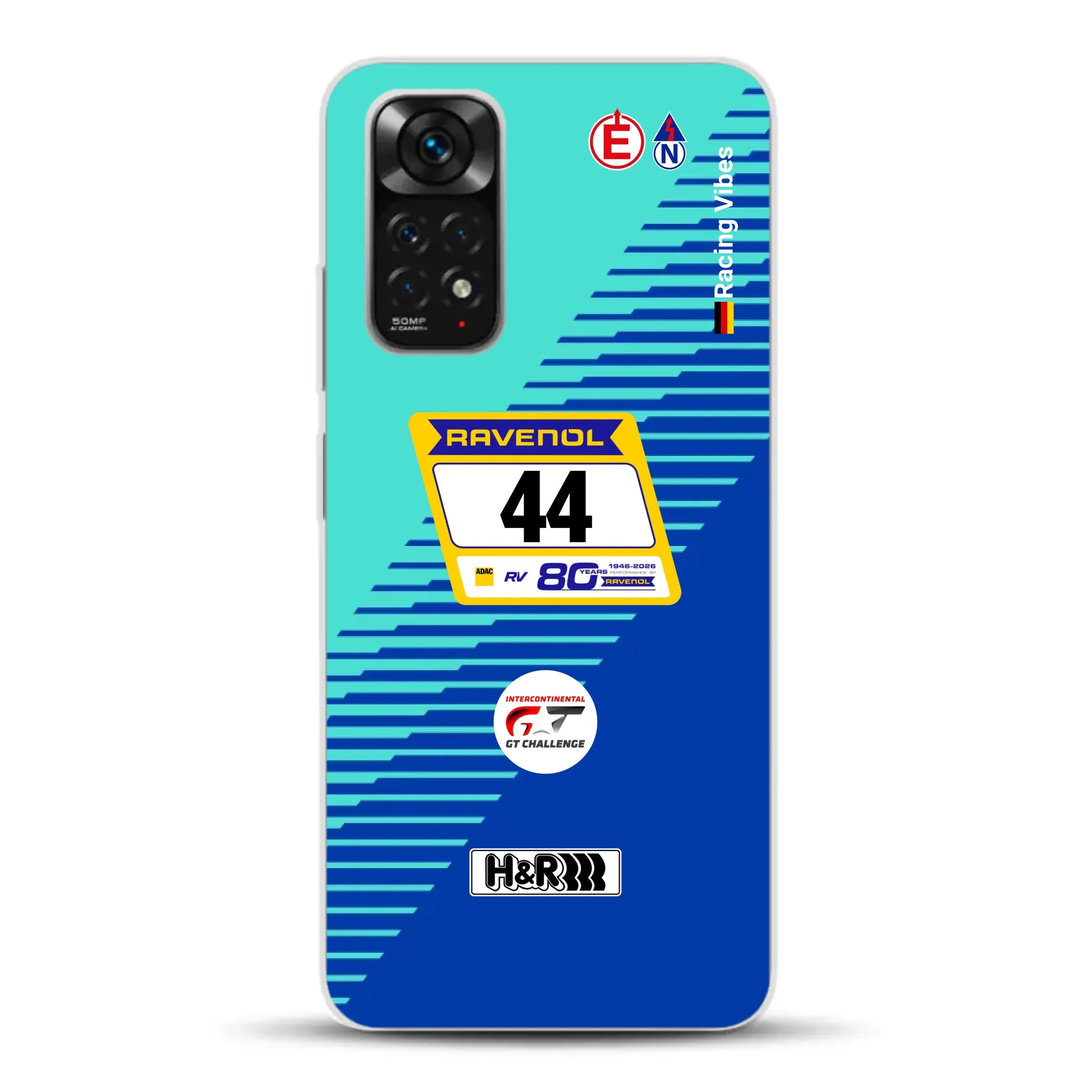 Porsche 911 GT3 R #44 24h Nürburgring Livery - Individuelle Handyhülle für Xiaomi