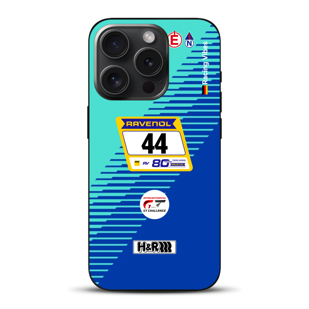 Porsche 911 GT3 R #44 24h Nürburgring Livery - Individuelle Handyhülle für iPhone
