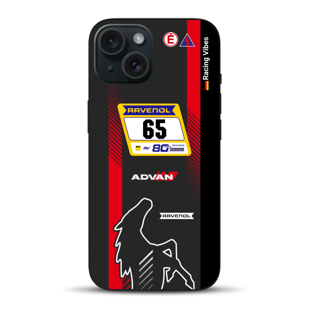 Mustang GT3 NLS 2026 Nürburgring Livery - Custodia per cellulare personalizzata per iPhone