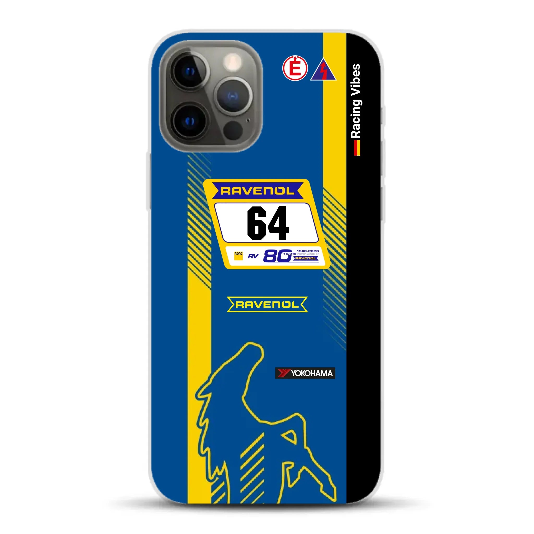 Mustang GT3 NLS 2026 Nürburgring Livery - Custodia per cellulare personalizzata per iPhone