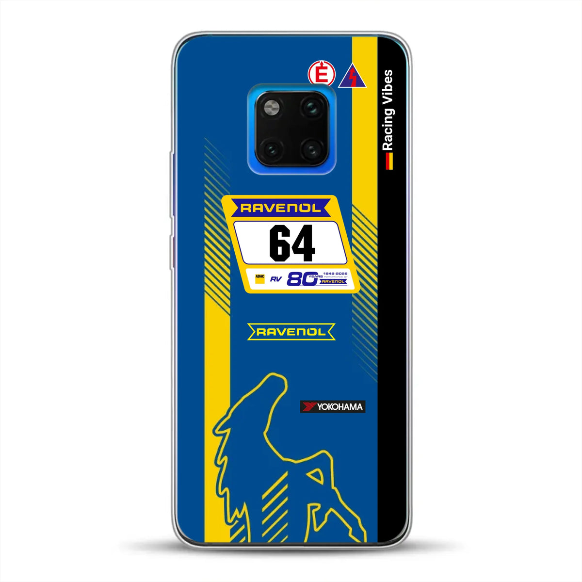 Mustang GT3 NLS 2026 Nürburgring Livery - Custodia per cellulare personalizzata per Huawei