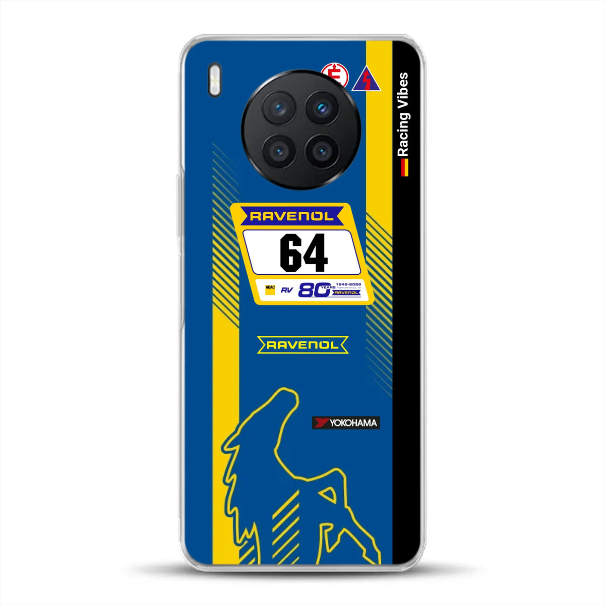Mustang GT3 NLS 2026 Nürburgring Livery - Custodia per cellulare personalizzata per Huawei