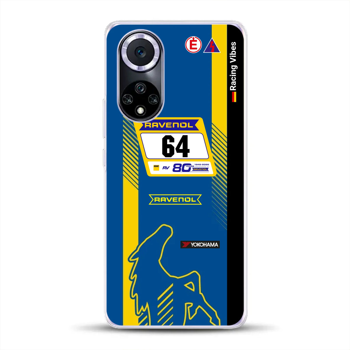 Mustang GT3 NLS 2026 Nürburgring Livery - Custodia per cellulare personalizzata per Huawei