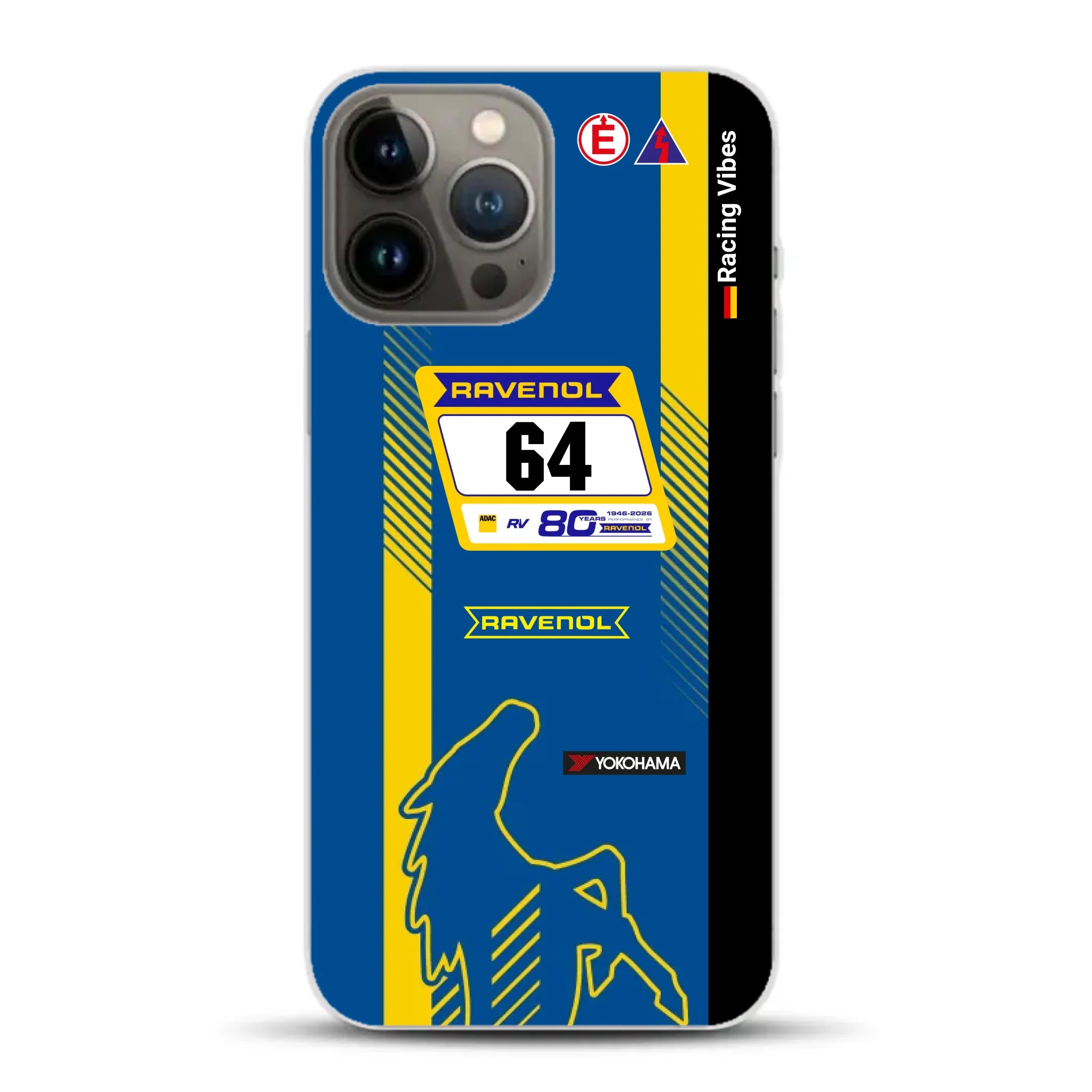 Mustang GT3 NLS 2026 Nürburgring Livery - Custodia per cellulare personalizzata per iPhone