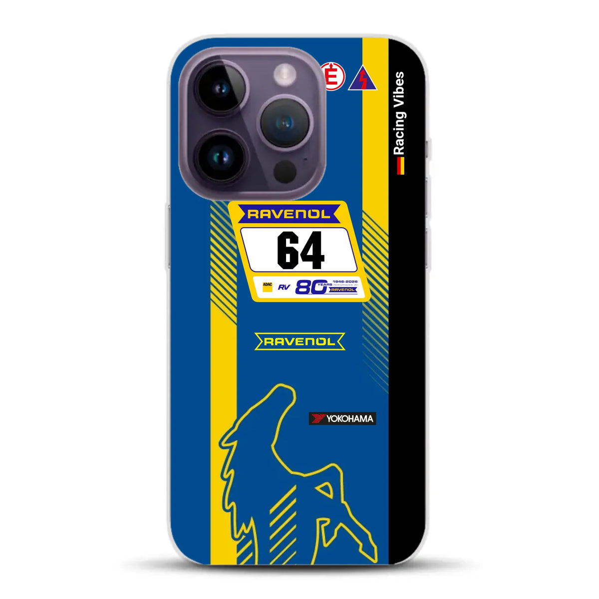 Mustang GT3 NLS 2026 Nürburgring Livery - Custodia per cellulare personalizzata per iPhone