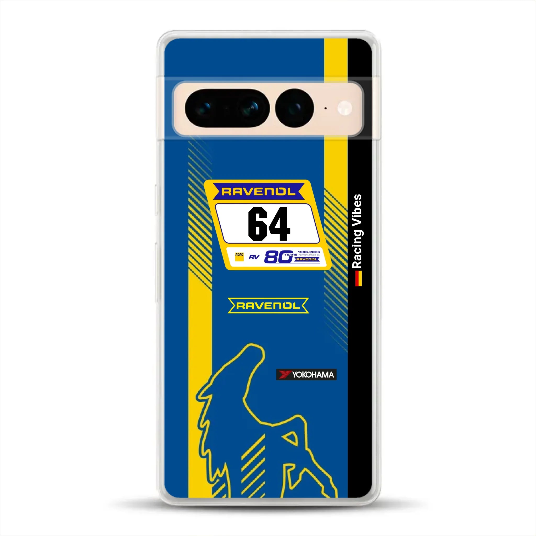 Mustang GT3 NLS 2026 Nürburgring Livery - Housse de téléphone portable personnalisée pour Google