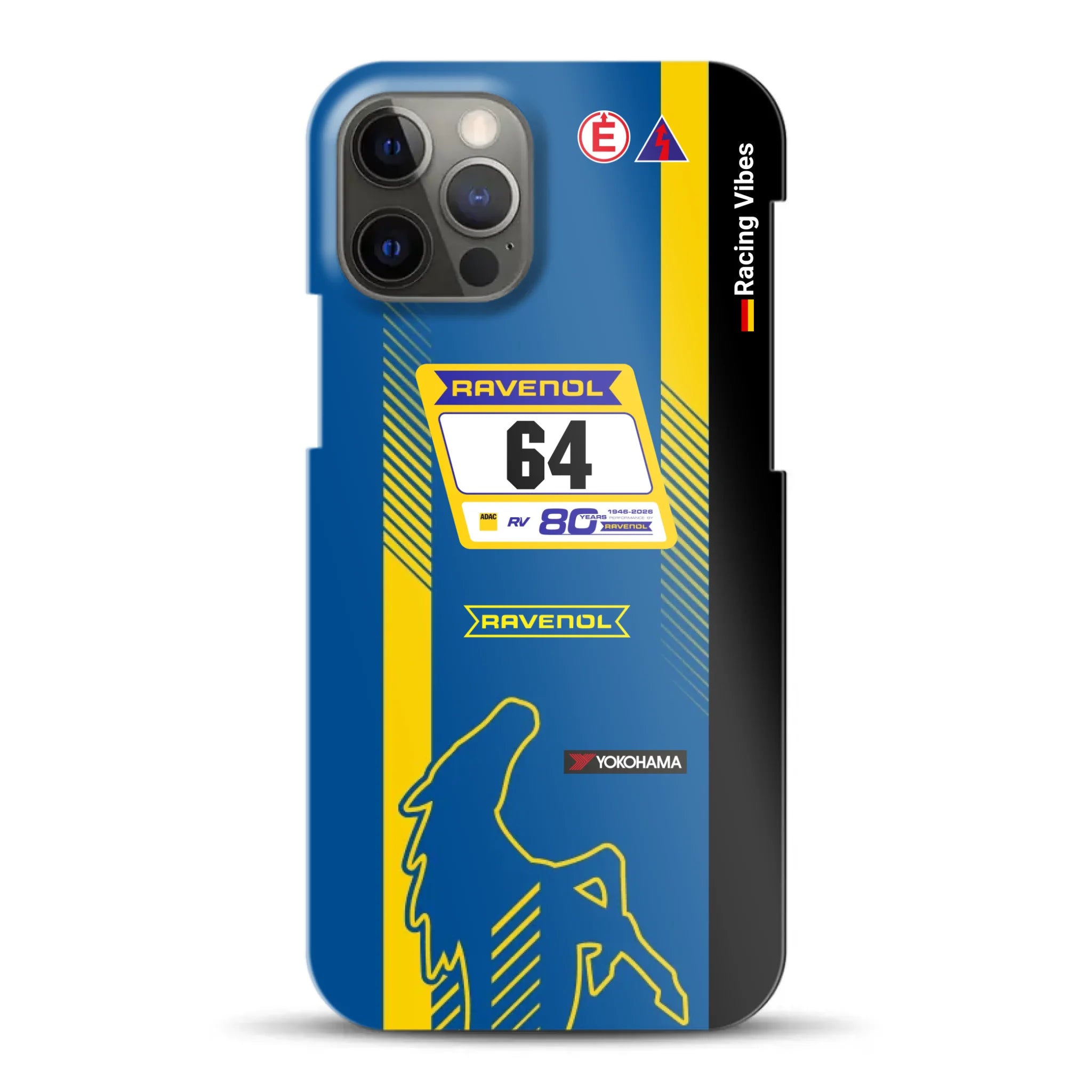 Mustang GT3 NLS 2026 Nürburgring Livery - Custodia rigida per iPhone