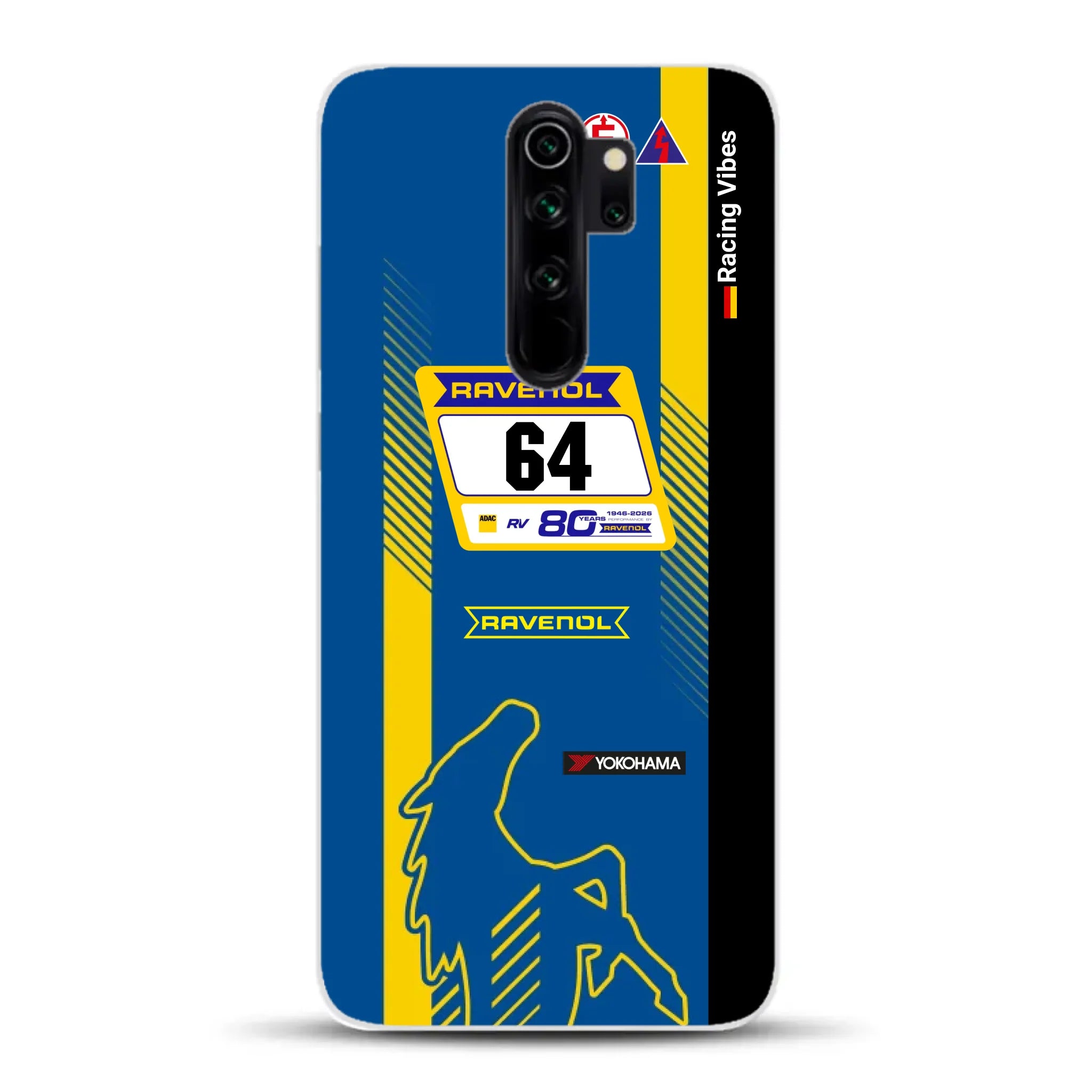 Mustang GT3 NLS 2026 Nürburgring Livery - Custodia per cellulare personalizzata per Xiaomi