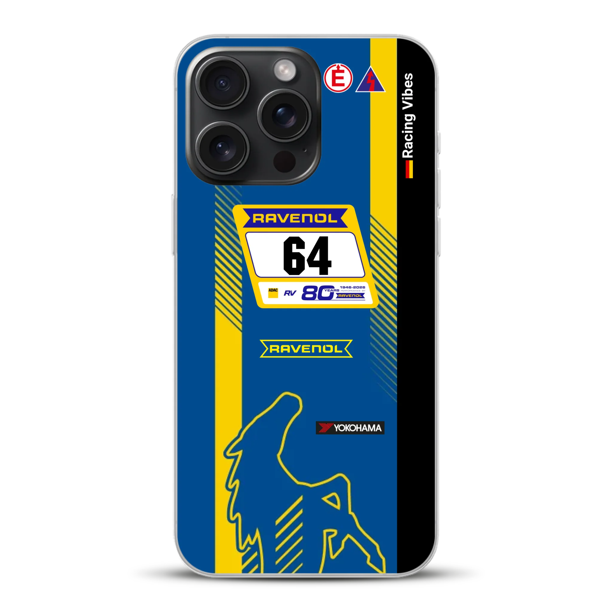 Mustang GT3 NLS 2026 Nürburgring Livery - Custodia per cellulare personalizzata per iPhone
