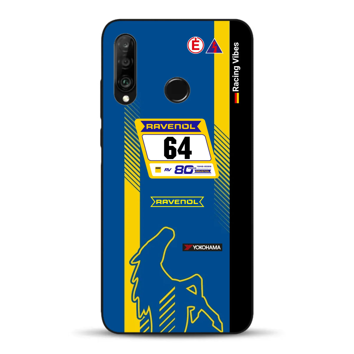 Mustang GT3 NLS 2026 Nürburgring Livery - Custodia per cellulare personalizzata per Huawei