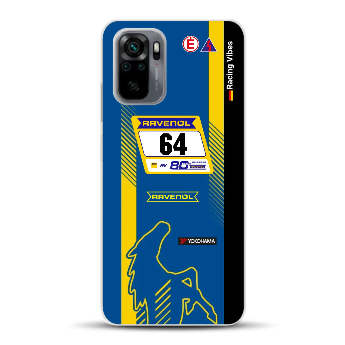 Mustang GT3 NLS 2026 Nürburgring Livery - Custodia per cellulare personalizzata per Xiaomi