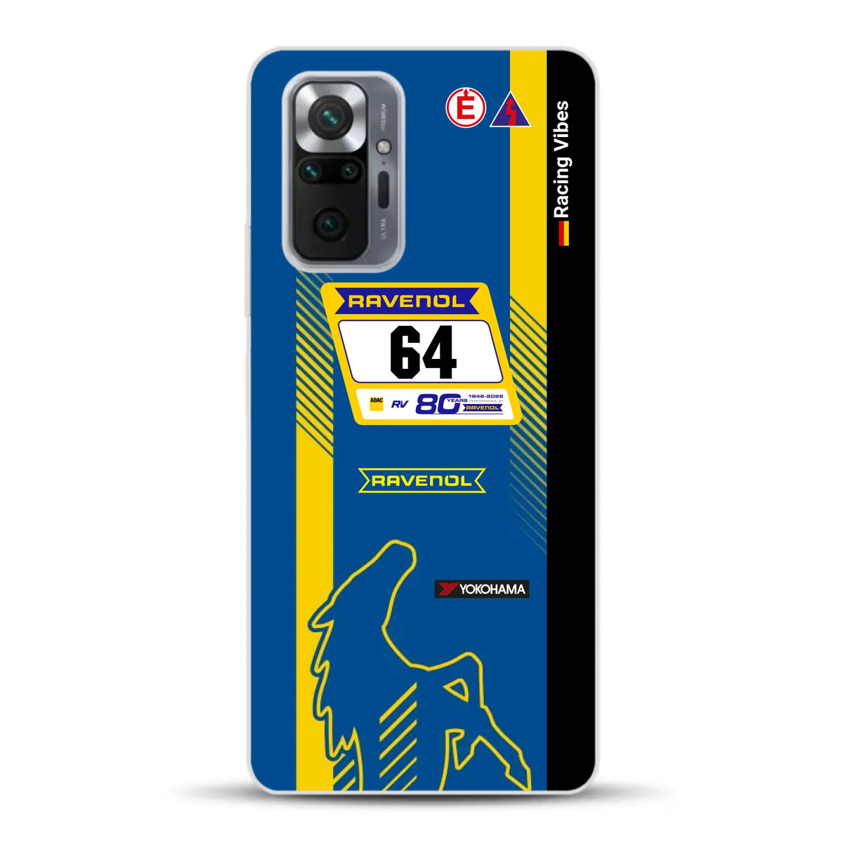 Mustang GT3 NLS 2026 Nürburgring Livery - Custodia per cellulare personalizzata per Xiaomi