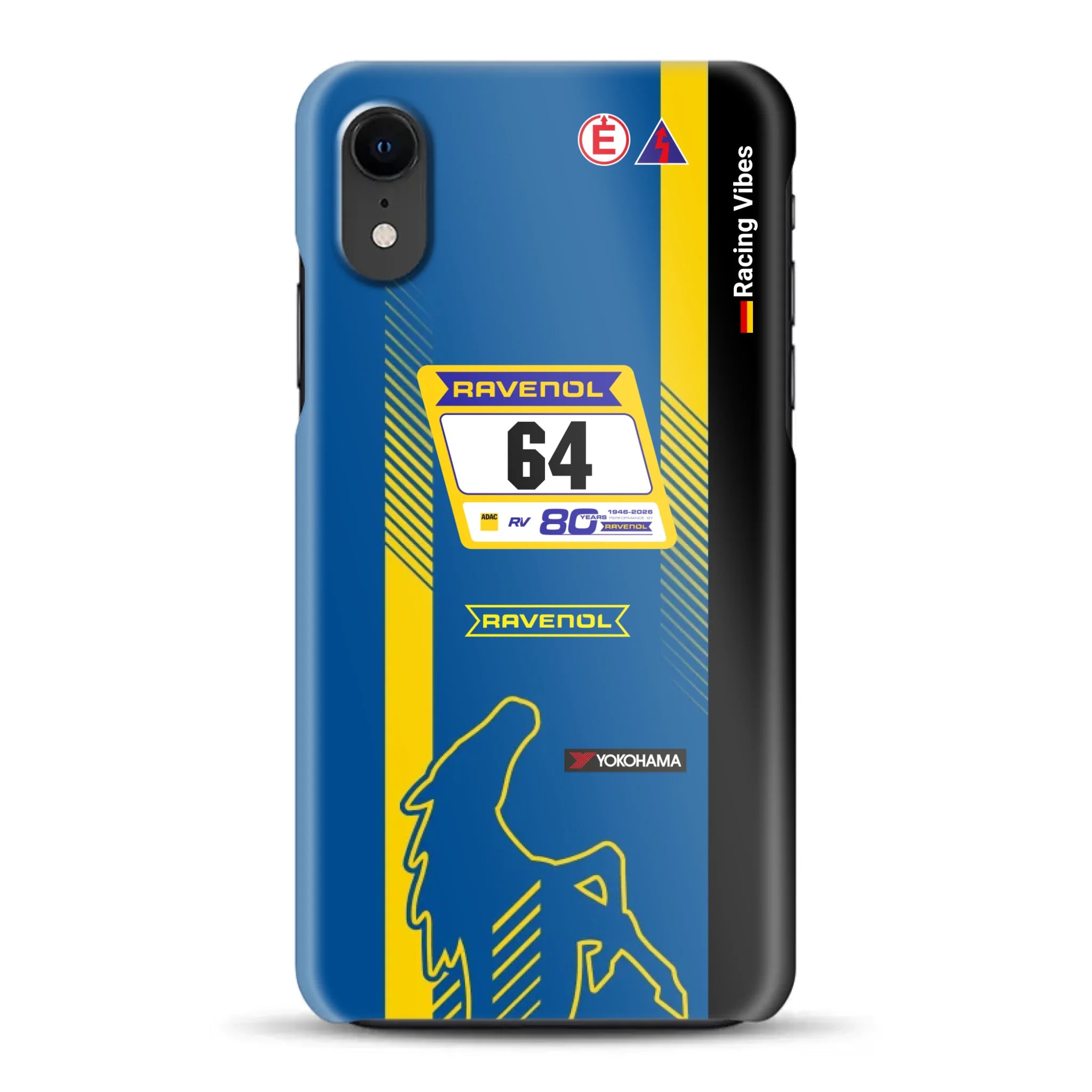 Mustang GT3 NLS 2026 Nürburgring Livery - Custodia rigida per iPhone