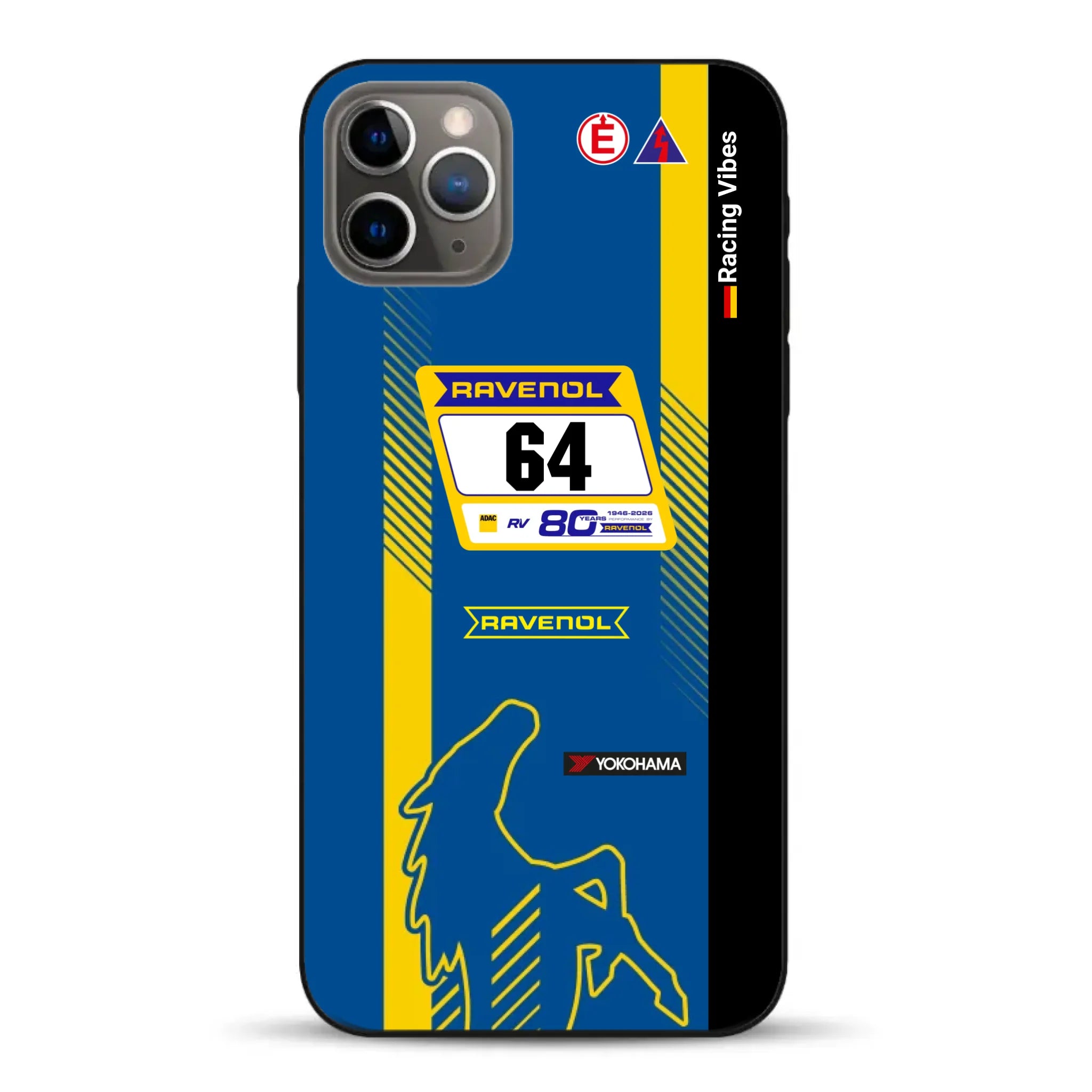 Mustang GT3 NLS 2026 Nürburgring Livery - Custodia per cellulare personalizzata per iPhone