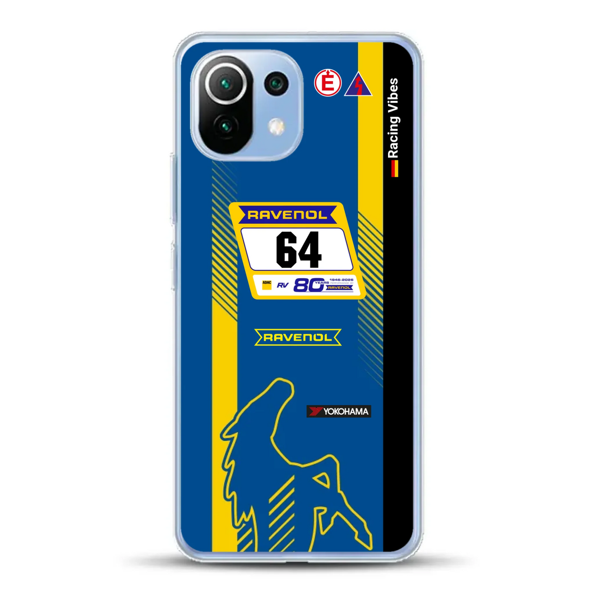 Mustang GT3 NLS 2026 Nürburgring Livery - Custodia per cellulare personalizzata per Xiaomi