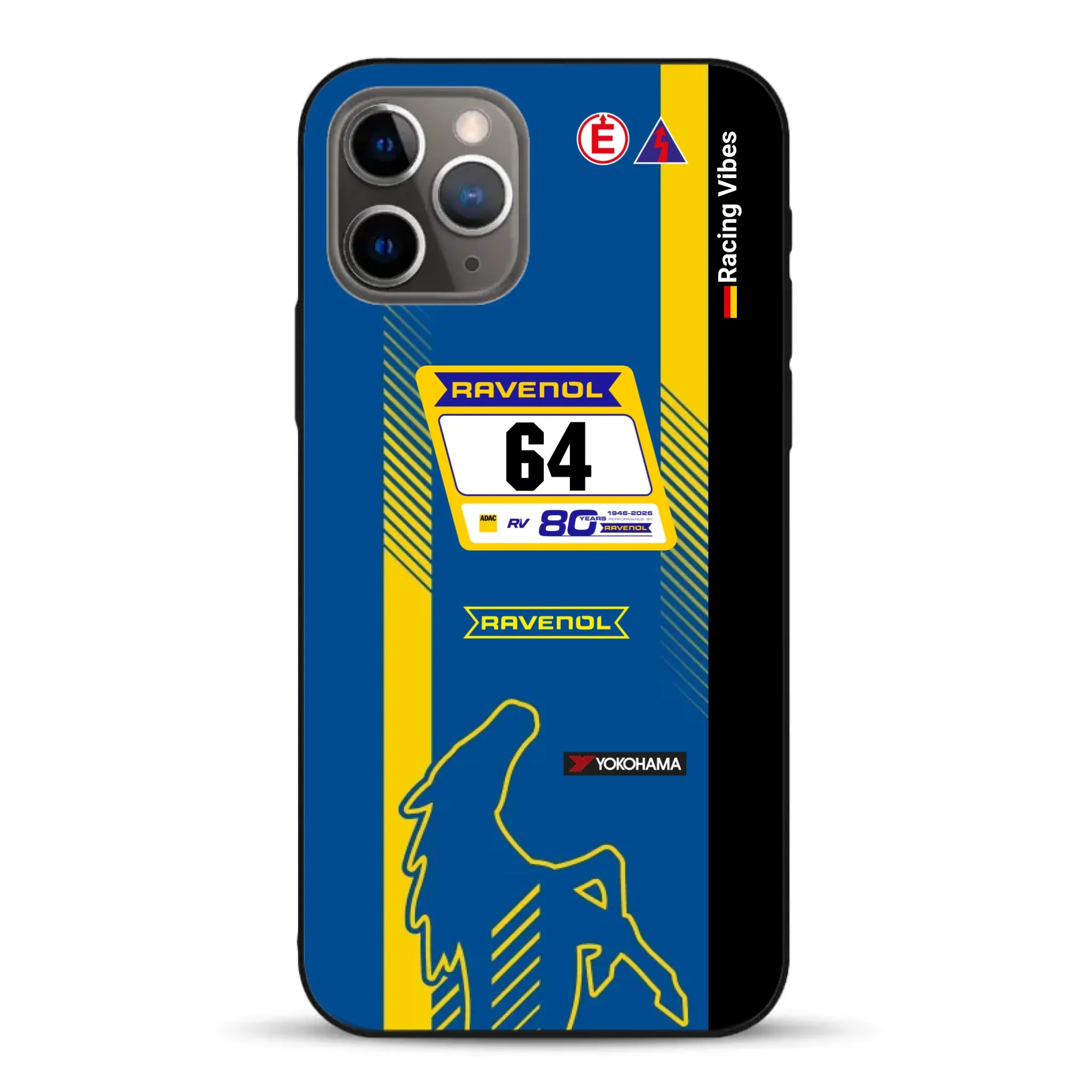 Mustang GT3 NLS 2026 Nürburgring Livery - Custodia per cellulare personalizzata per iPhone