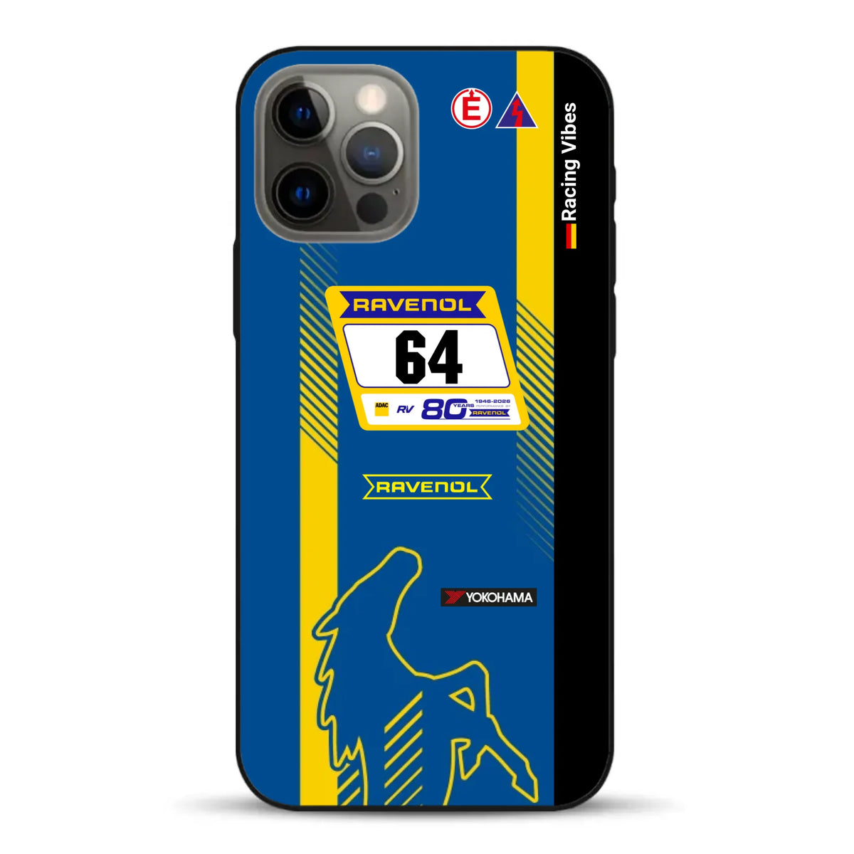 Mustang GT3 NLS 2026 Nürburgring Livery - Custodia per cellulare personalizzata per iPhone