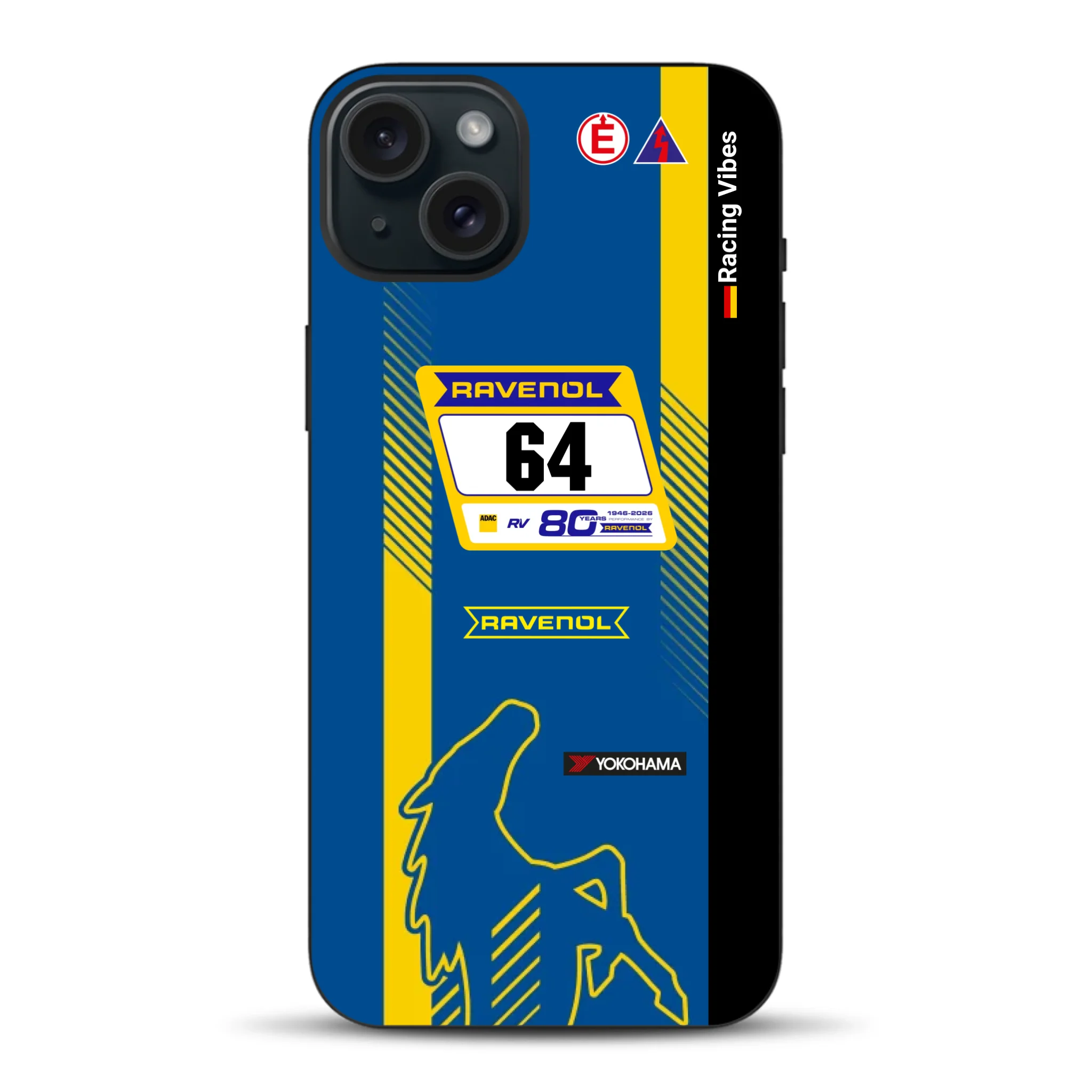 Mustang GT3 NLS 2026 Nürburgring Livery - Custodia per cellulare personalizzata per iPhone
